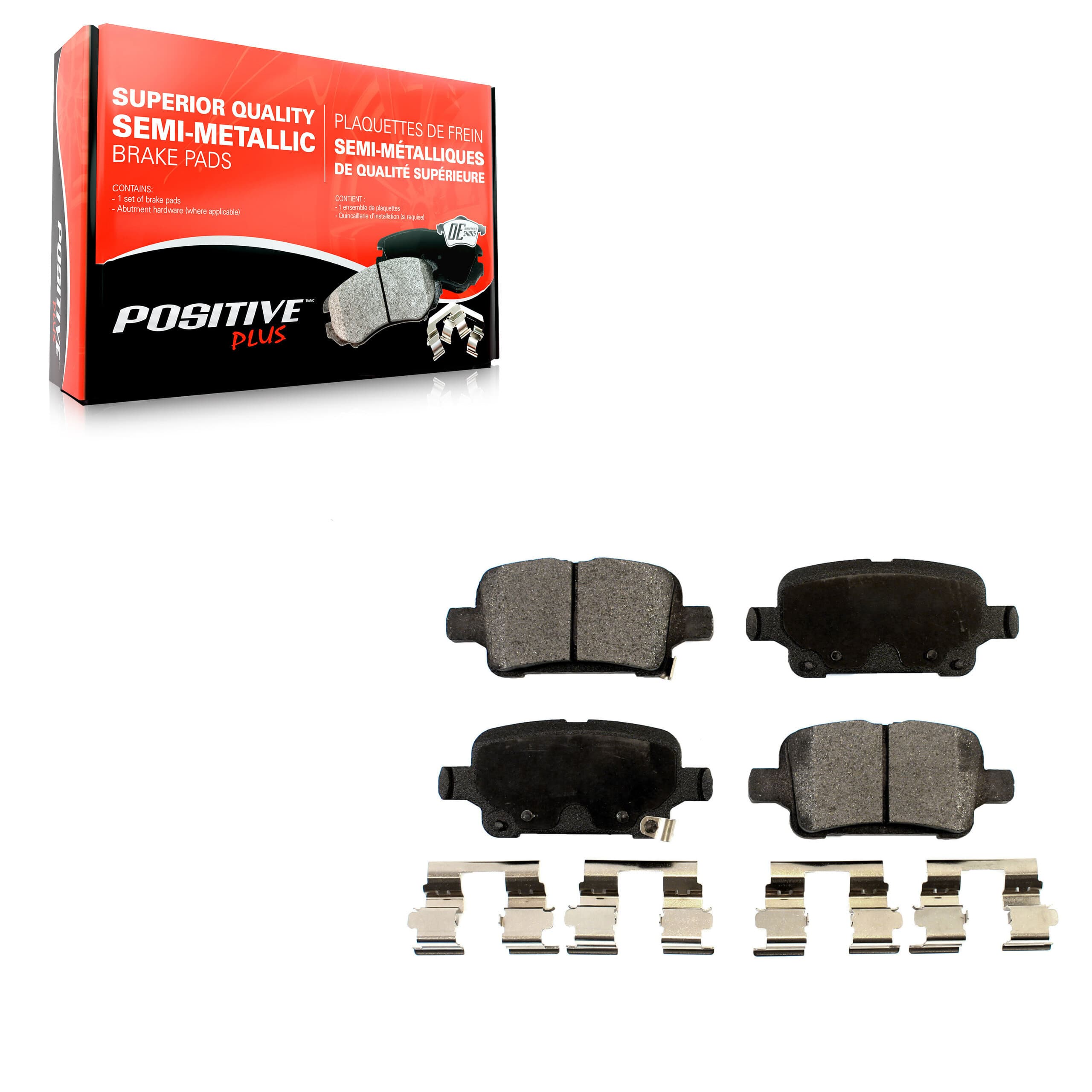 Positive Plus - PPF-D1857 - Rear Disc Brake Pad image 1