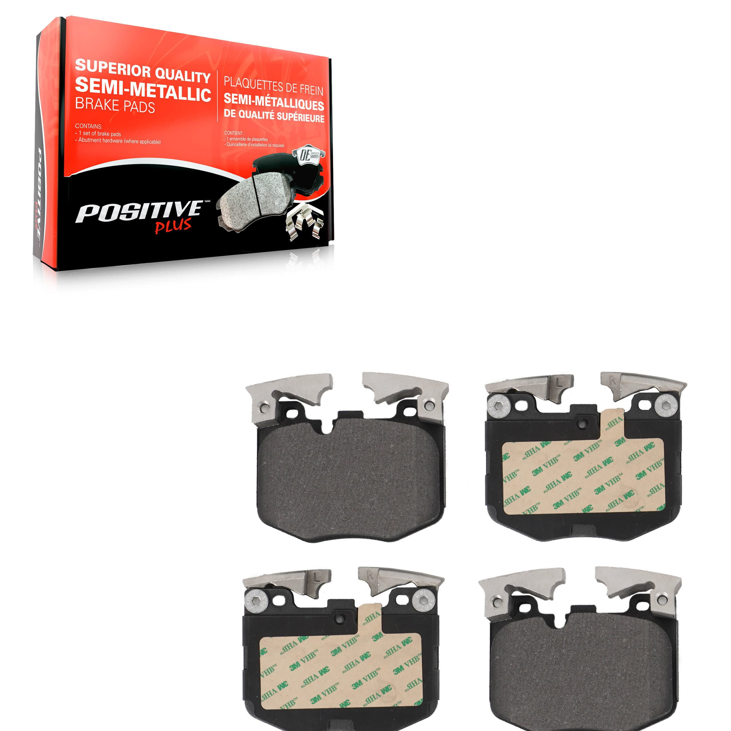 Positive Plus - PPF-D1867 - Front Disc Brake Pad image 1