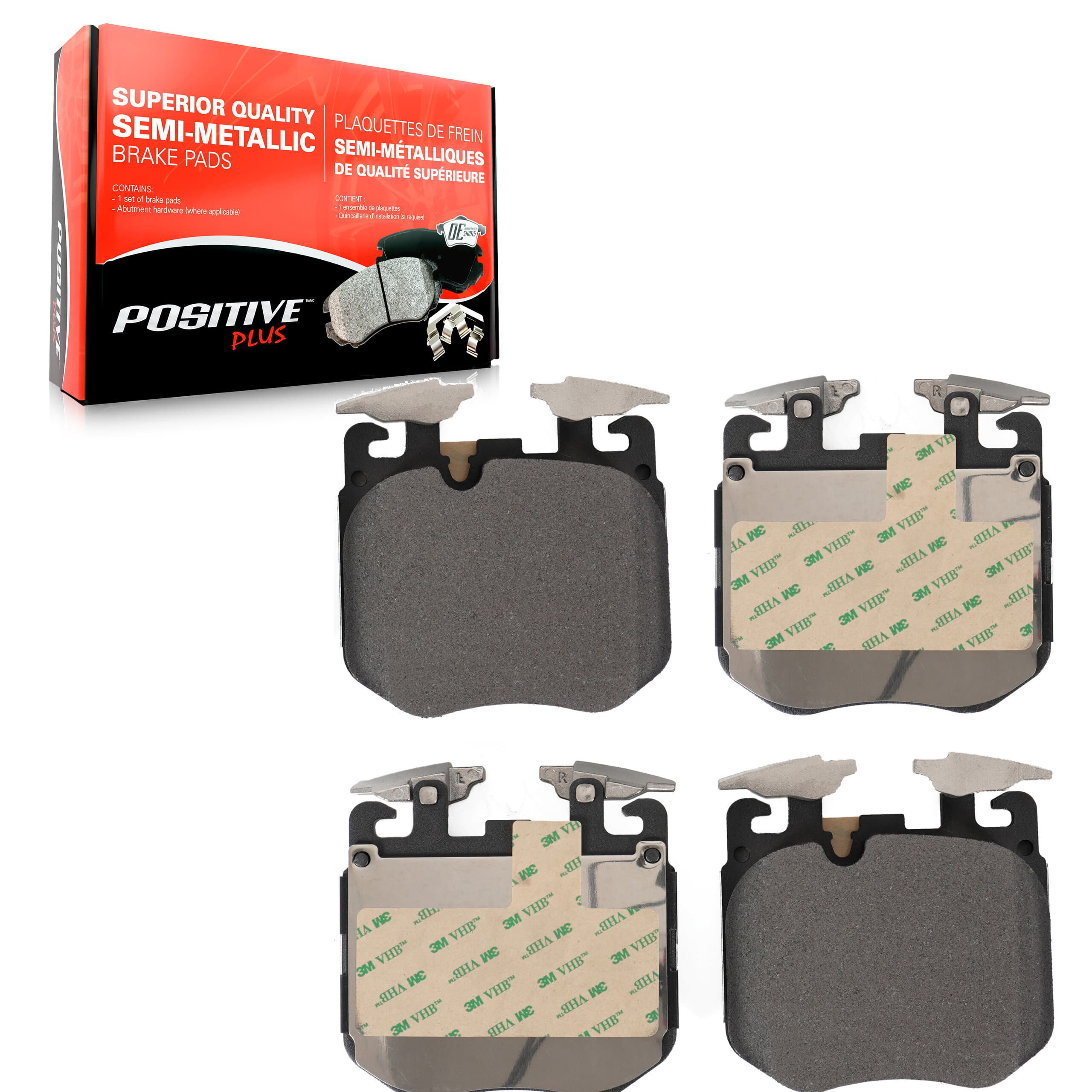 Positive Plus - PPF-D1868 - Front Disc Brake Pad image 1