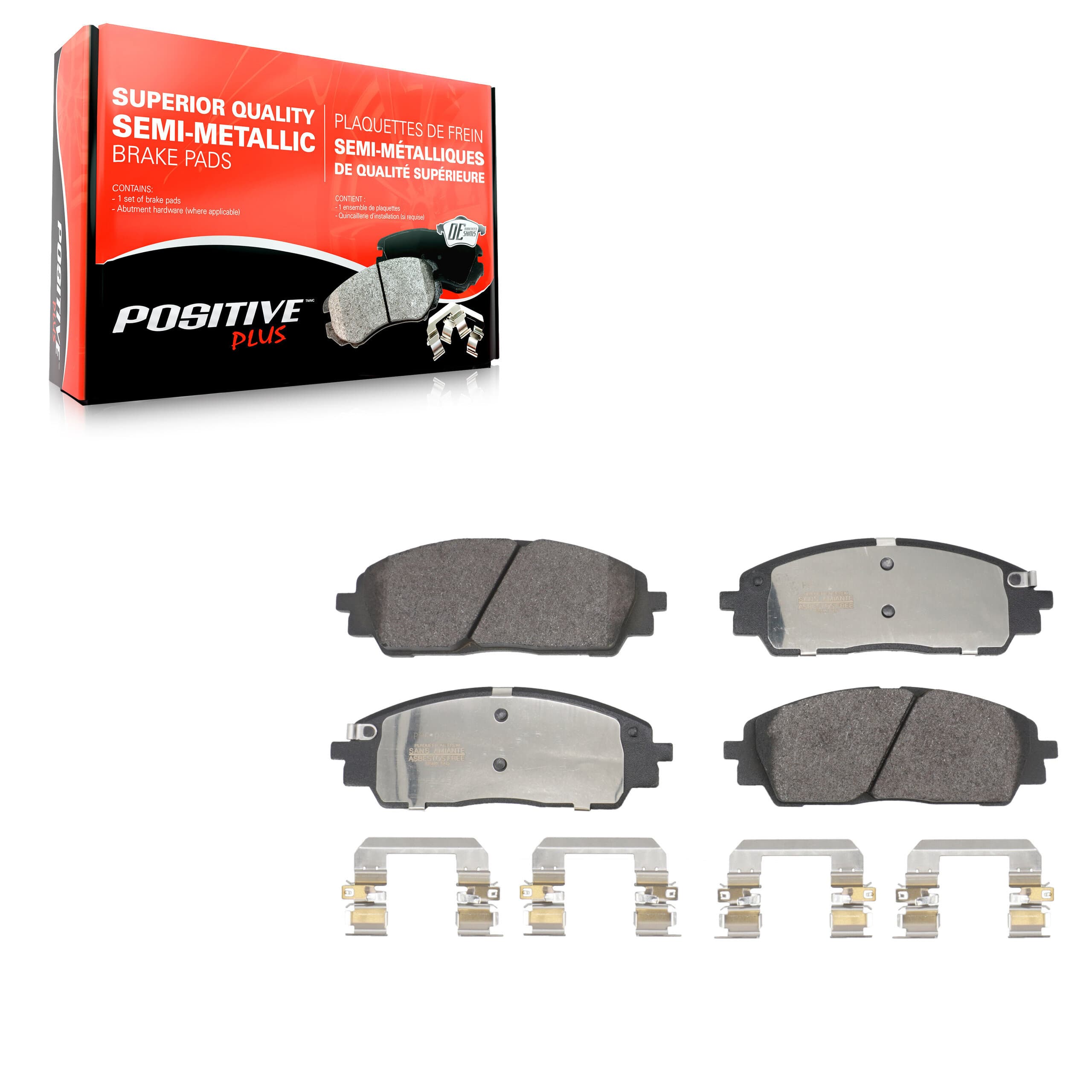 Positive Plus - PPF-D2392 - Front Disc Brake Pad image 1