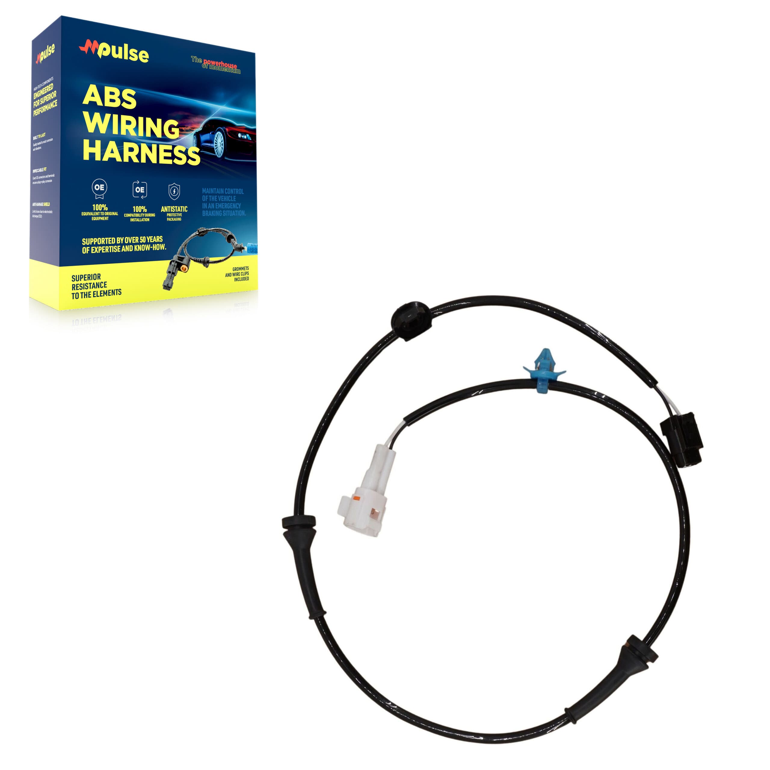 Mpulse - SEN-2ABS0861 - Rear Left ABS Wheel Speed Sensor Wiring Harness image 1