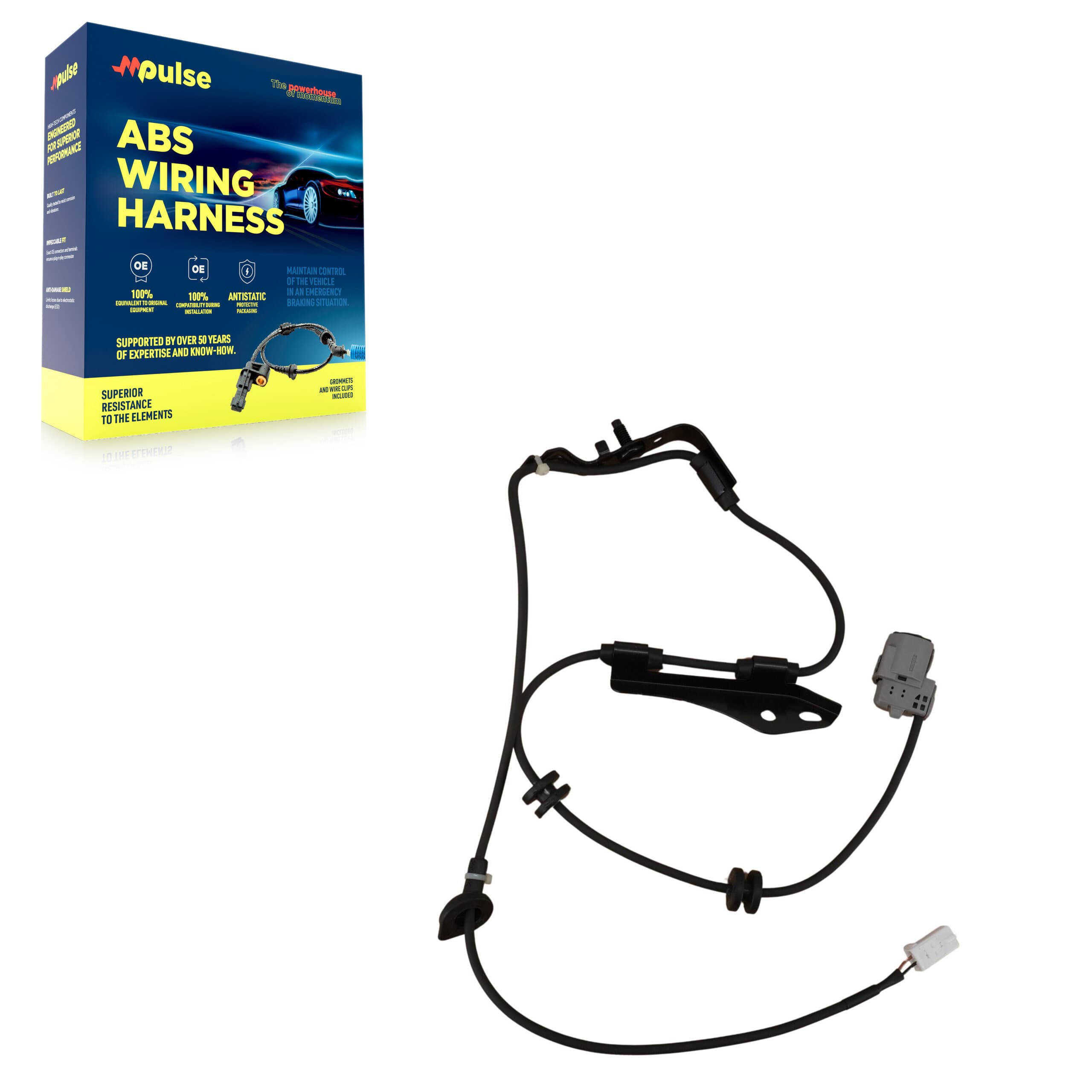 Mpulse - SEN-2ABS2591 - Rear Left ABS Wheel Speed Sensor Wiring Harness image 1