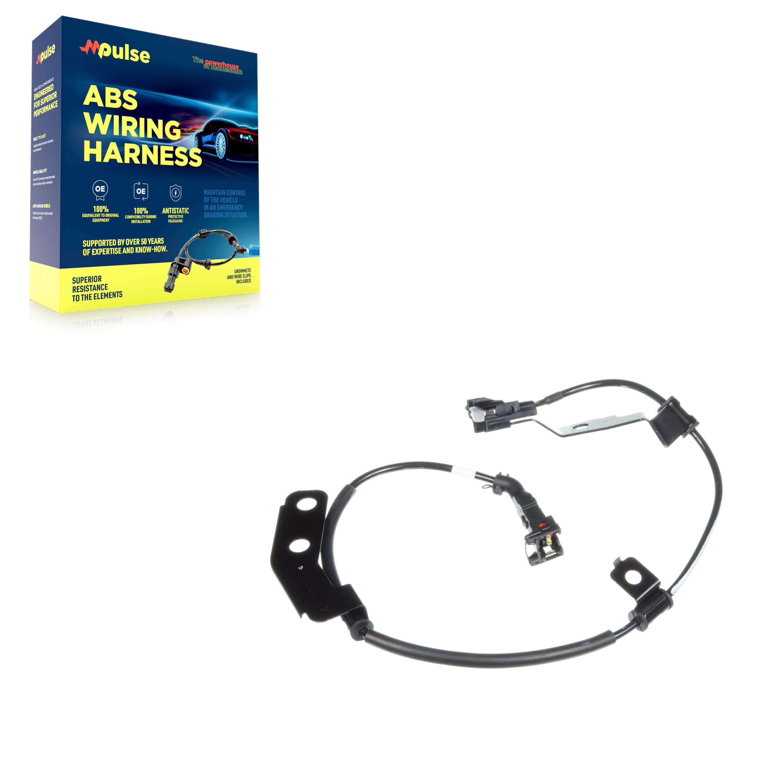 Mpulse - SEN-2ABS2972 - Rear Left ABS Wheel Speed Sensor Wiring Harness image 1