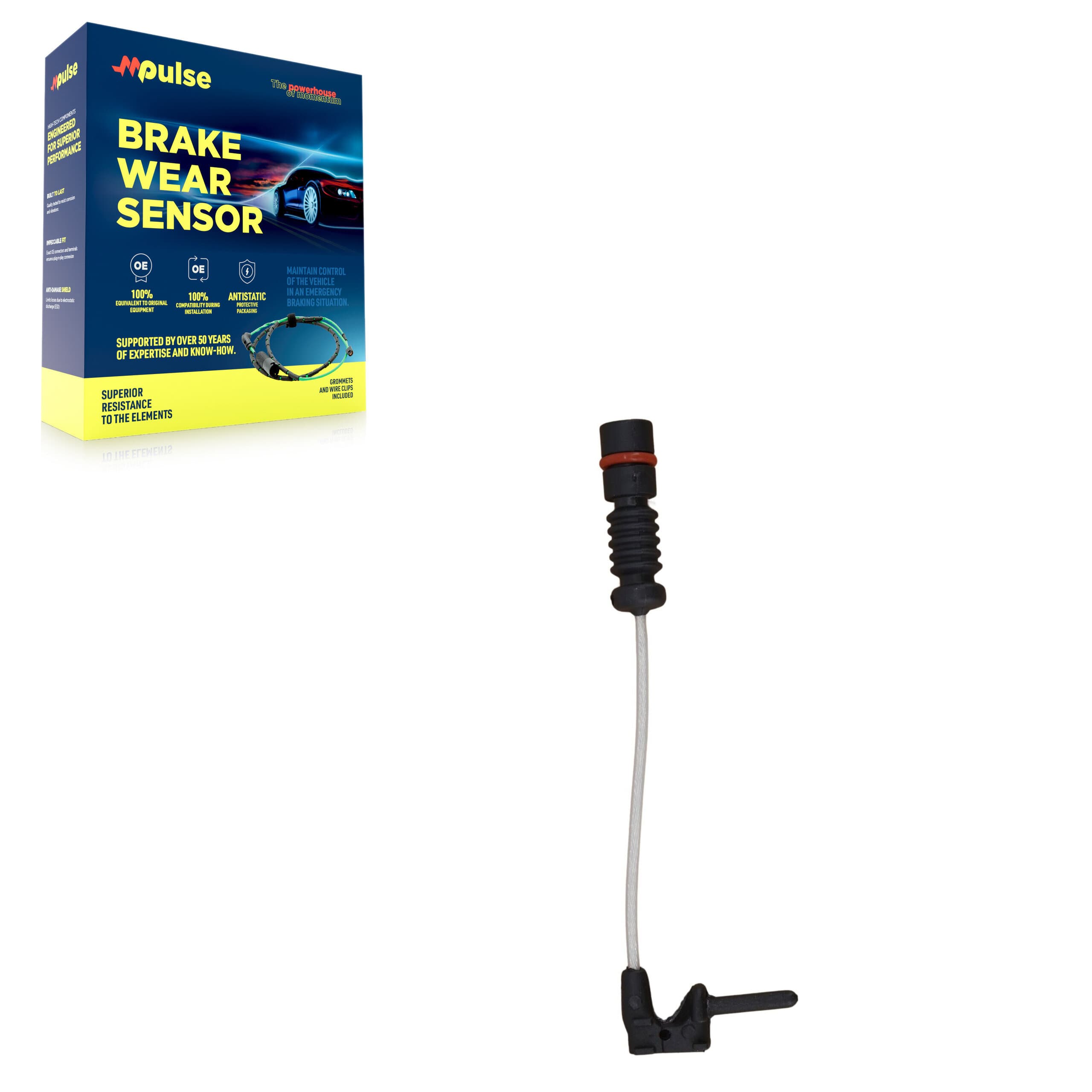Mpulse - SEN-2BWS0002 - Front Disc Brake Pad Wear Sensor image 1