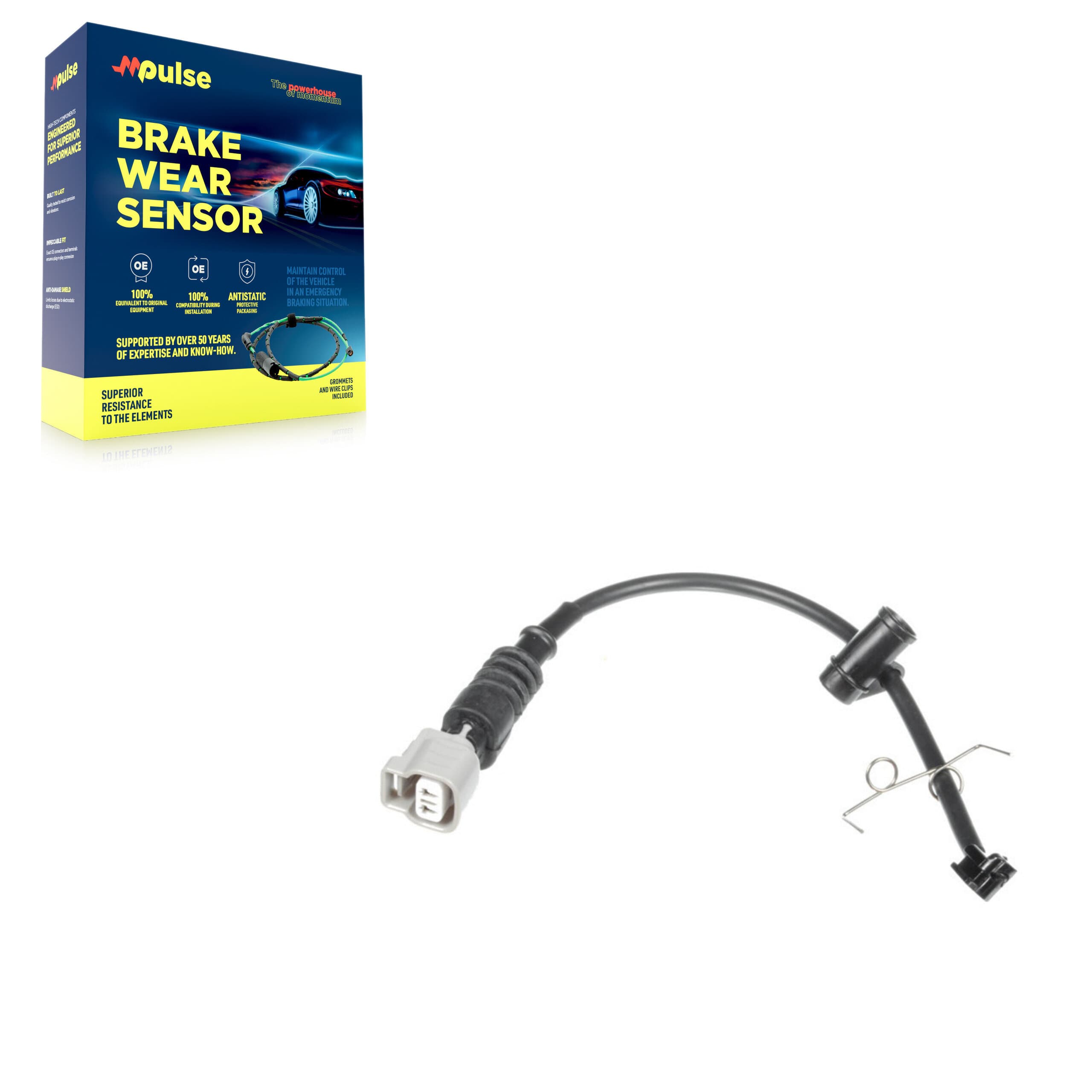 Mpulse - SEN-2BWS0043 - Front Right Disc Brake Pad Wear Sensor image 1
