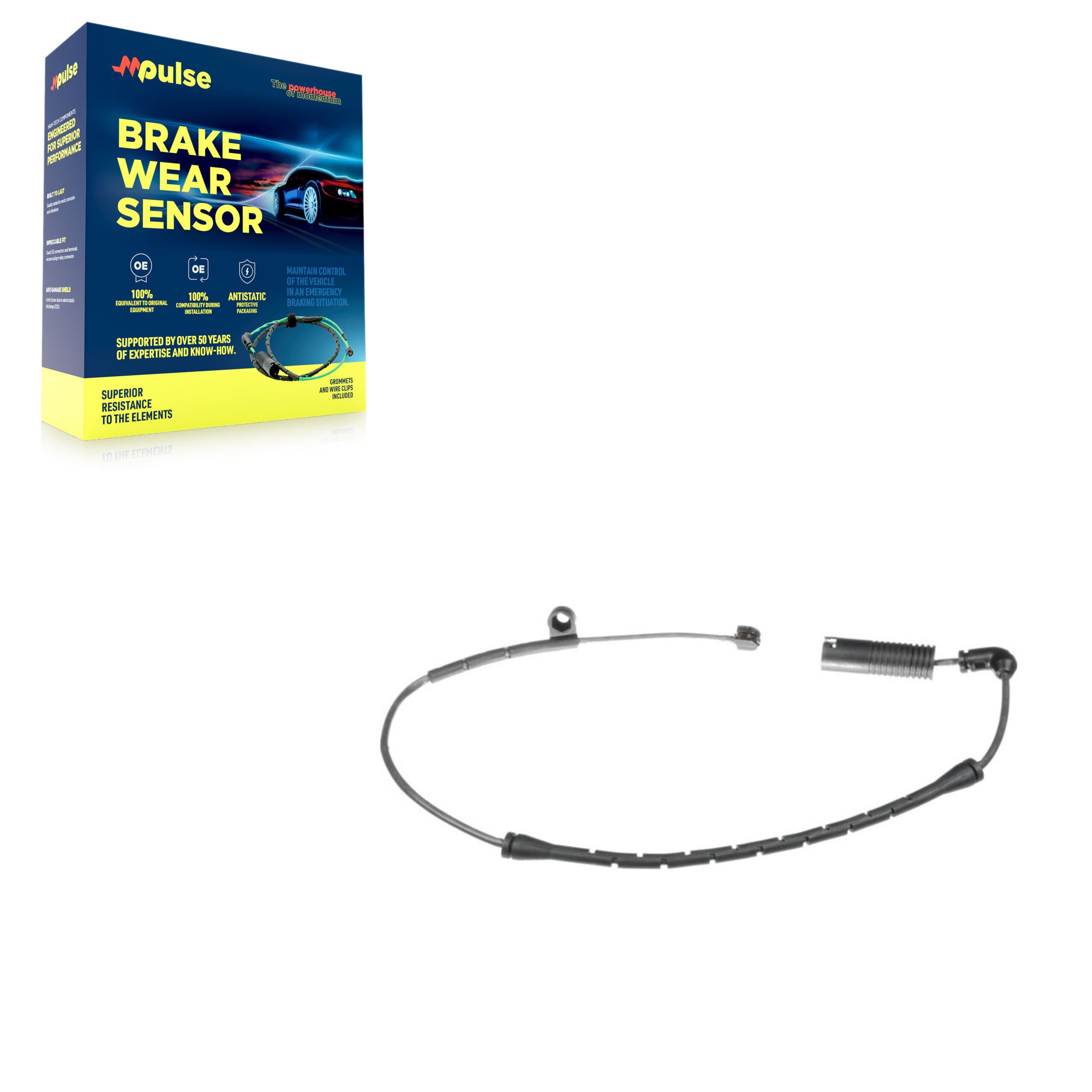 Mpulse - SEN-2BWS0104 - Front Disc Brake Pad Wear Sensor image 1