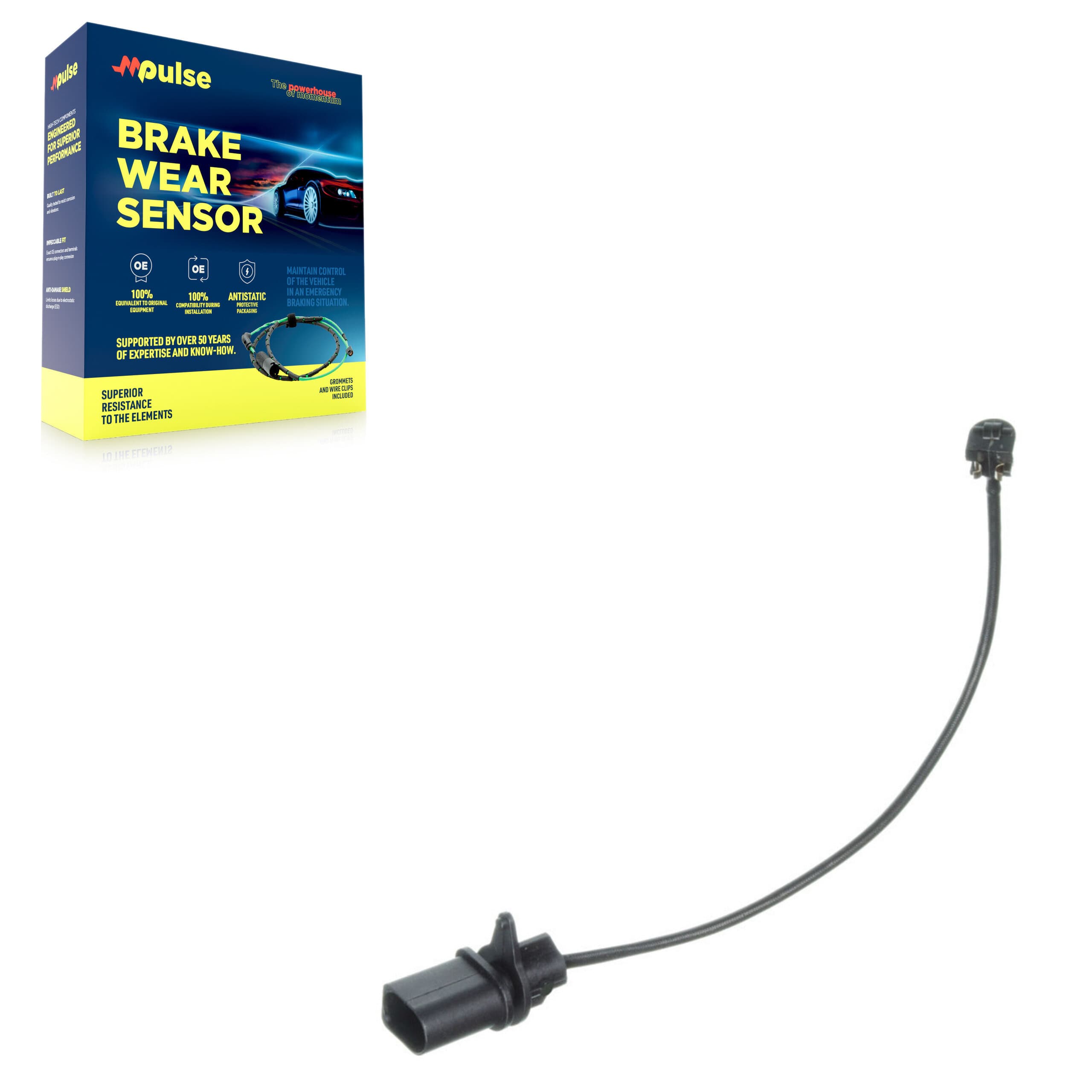 Mpulse - SEN-2BWS0138 - Front Disc Brake Pad Wear Sensor image 1
