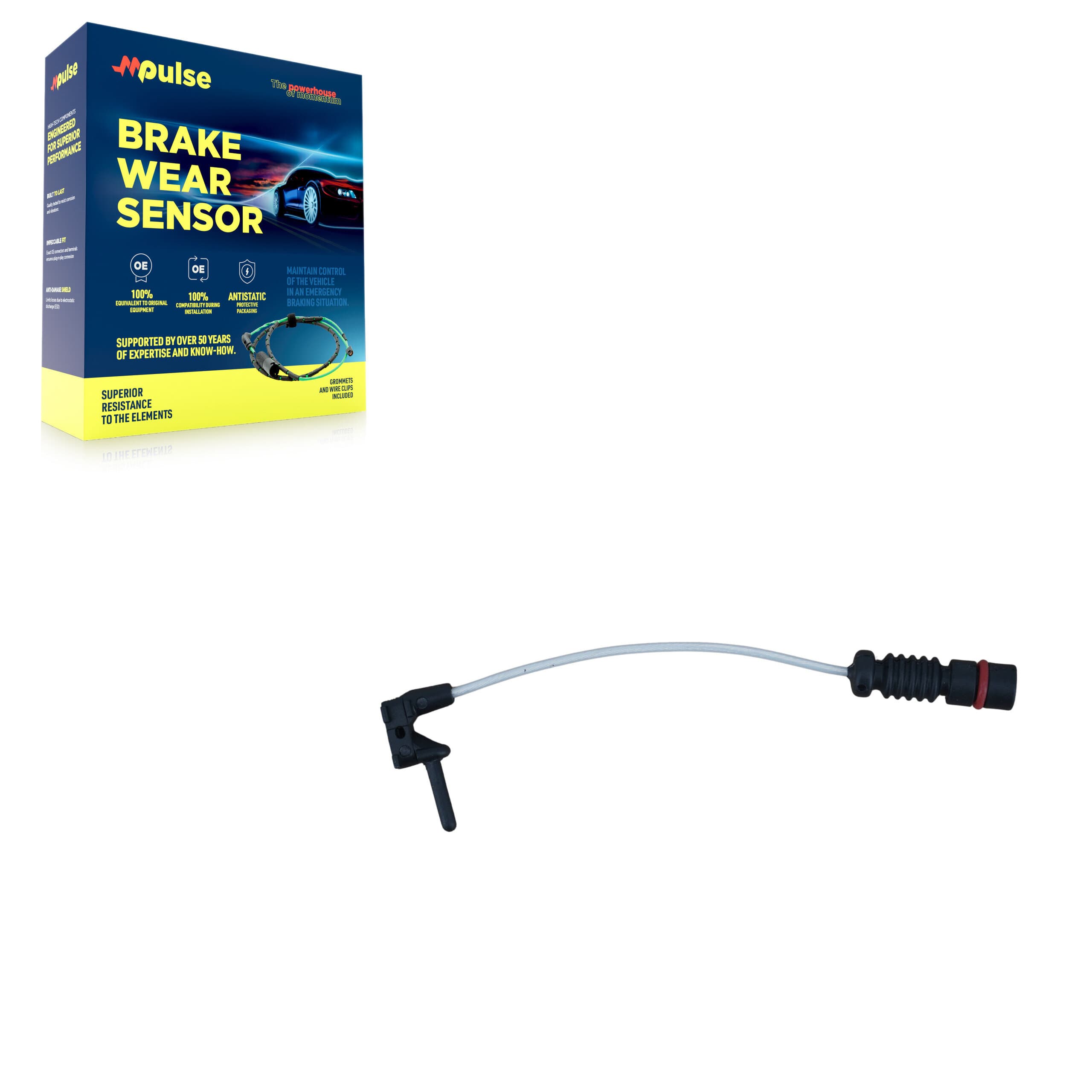 Mpulse - SEN-2BWS0144 - Front Disc Brake Pad Wear Sensor image 1