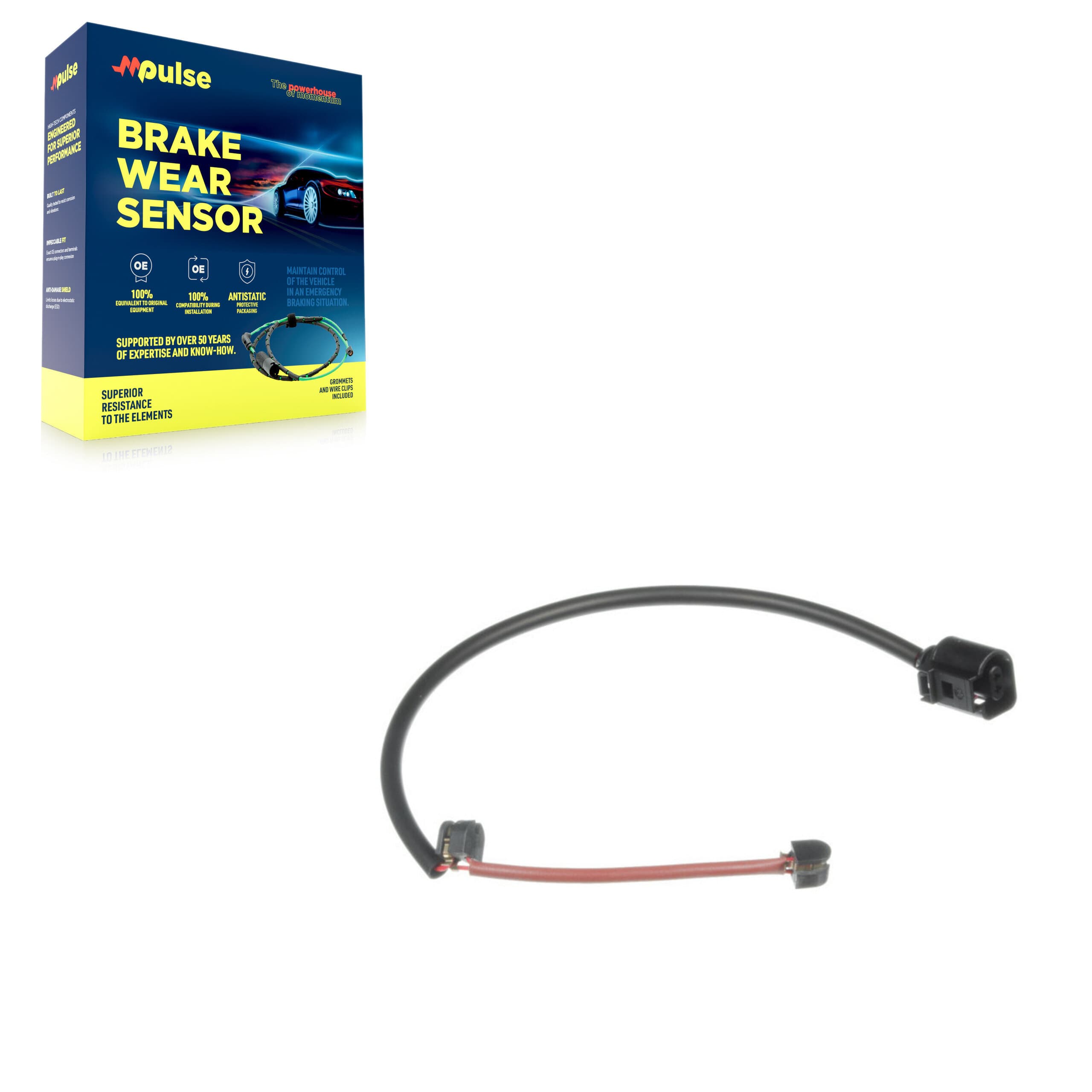 Mpulse - SEN-2BWS0157 - Front Disc Brake Pad Wear Sensor image 1