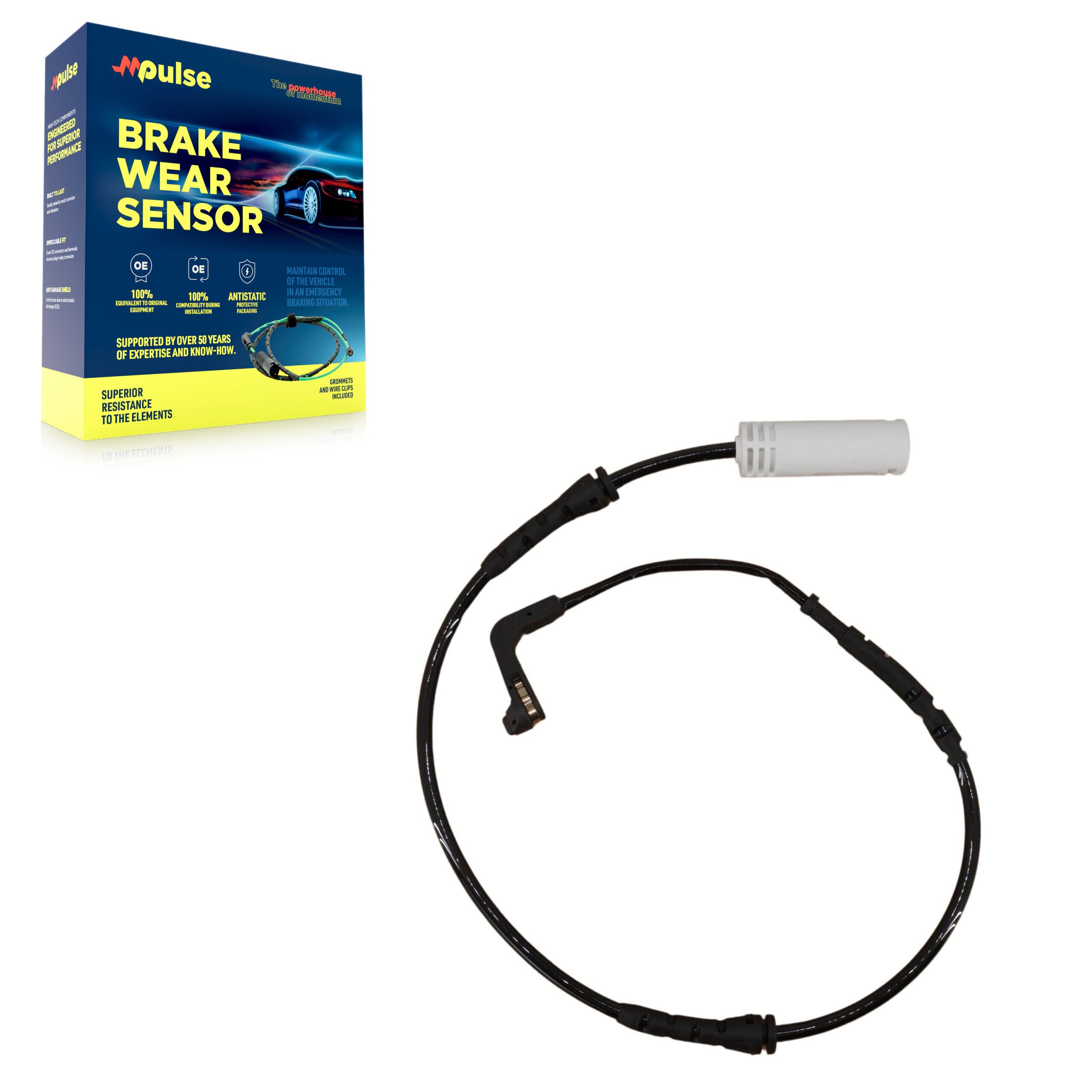Mpulse - SEN-2BWS0160 - Front Disc Brake Pad Wear Sensor image 1
