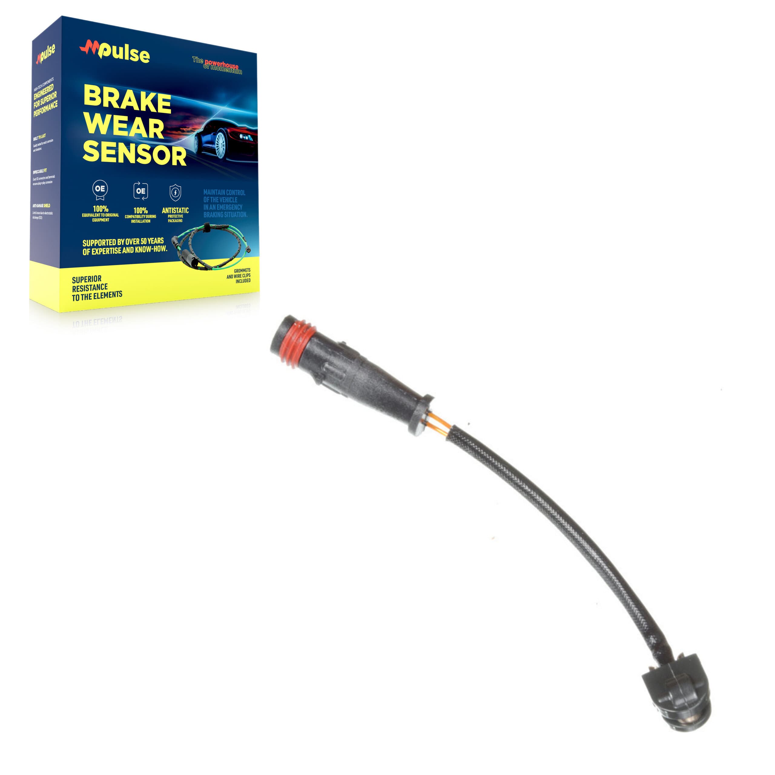 Mpulse - SEN-2BWS0166 - Front Disc Brake Pad Wear Sensor image 1