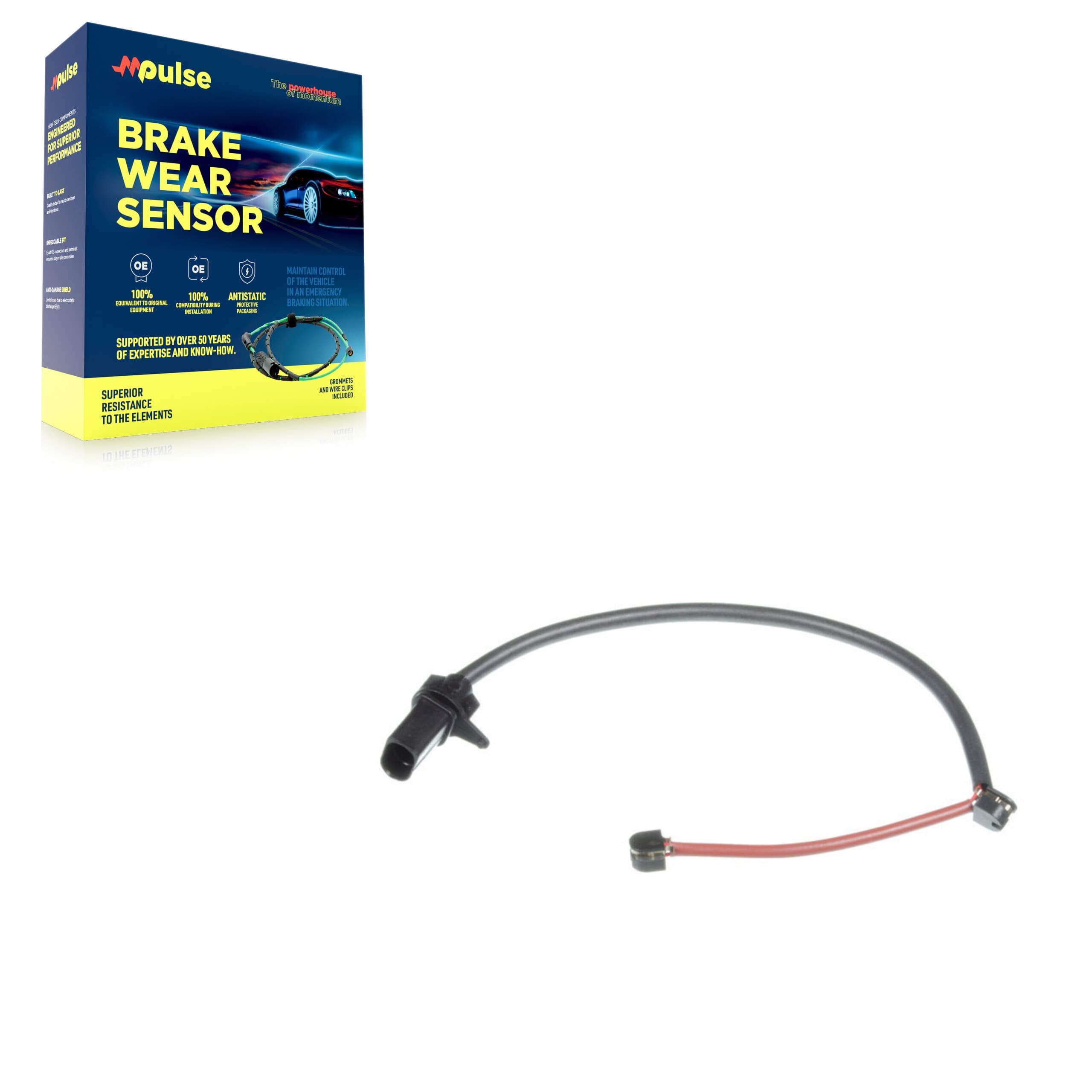 Mpulse - SEN-2BWS0183 - Front Disc Brake Pad Wear Sensor image 1