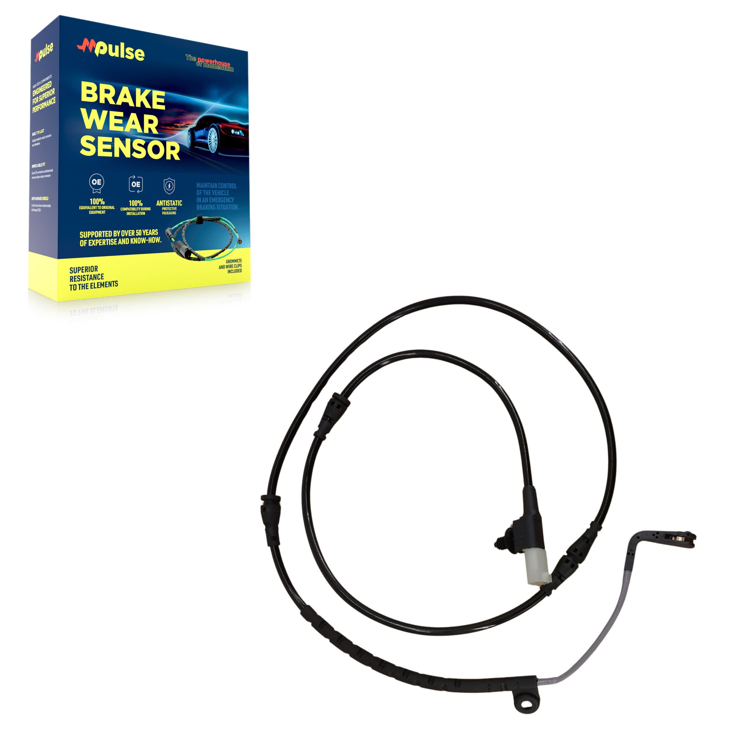 Mpulse - SEN-2BWS0195 - Front Disc Brake Pad Wear Sensor image 1