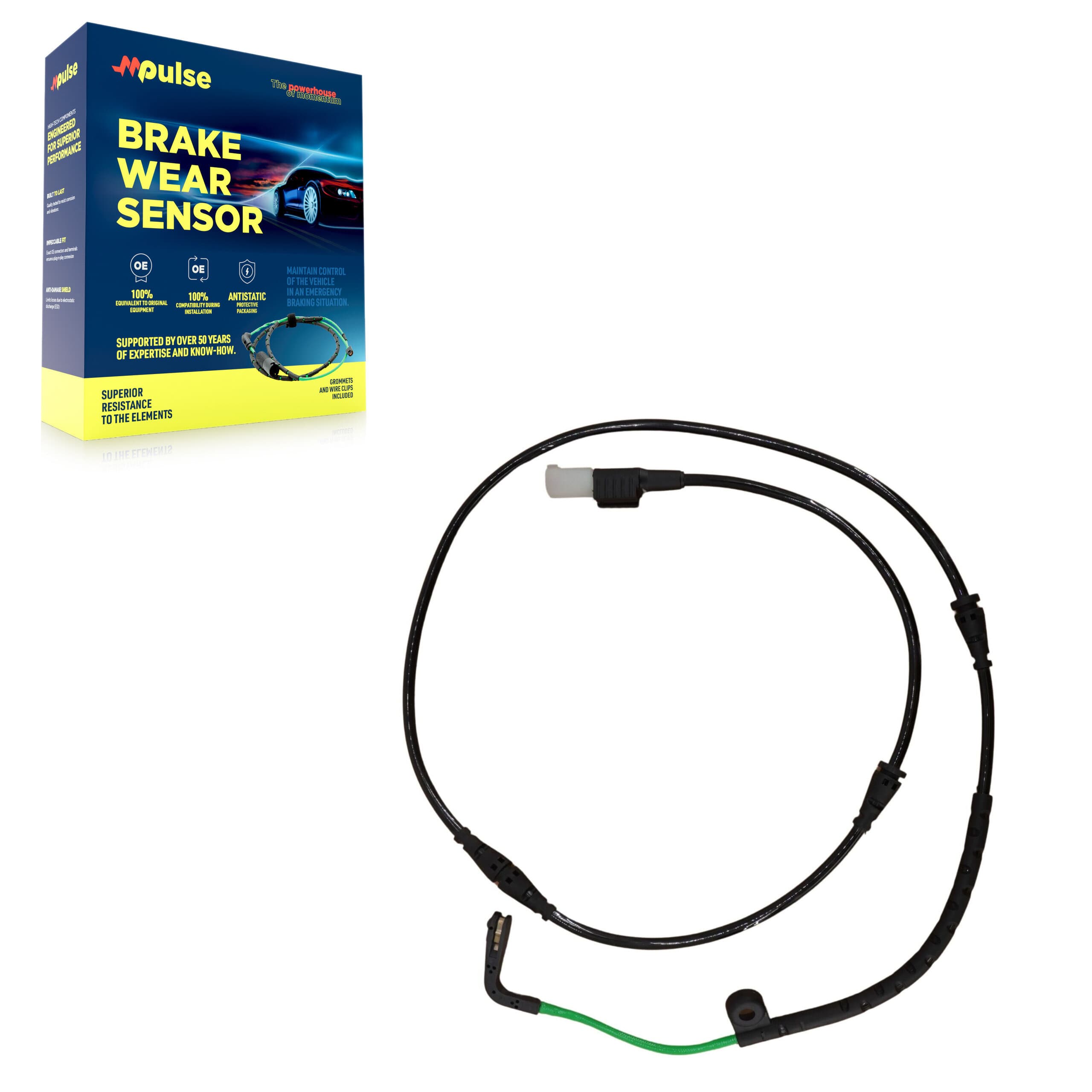 Mpulse - SEN-2BWS0221 - Front Disc Brake Pad Wear Sensor image 1