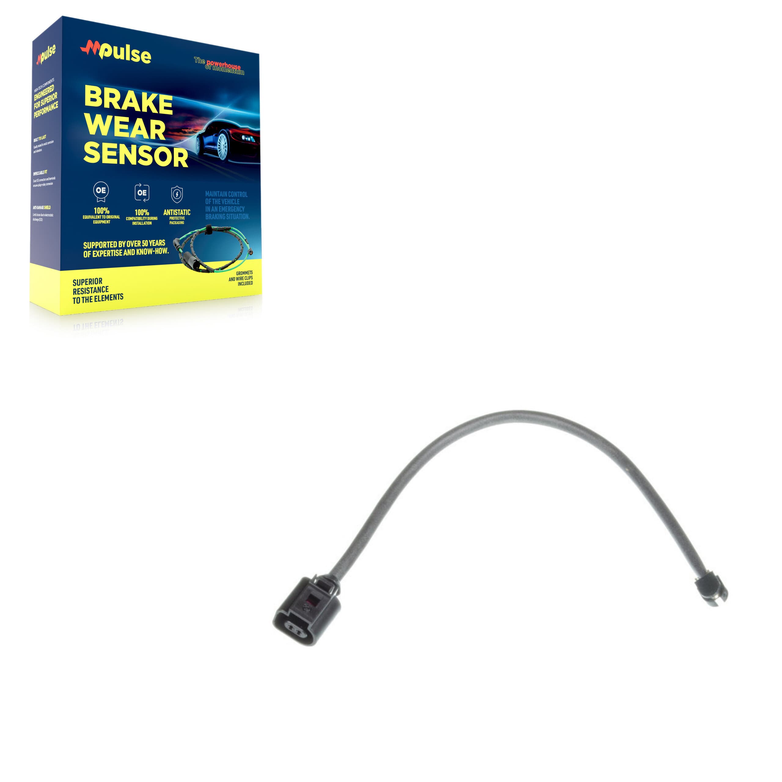 Mpulse - SEN-2BWS0226 - Front Disc Brake Pad Wear Sensor image 1