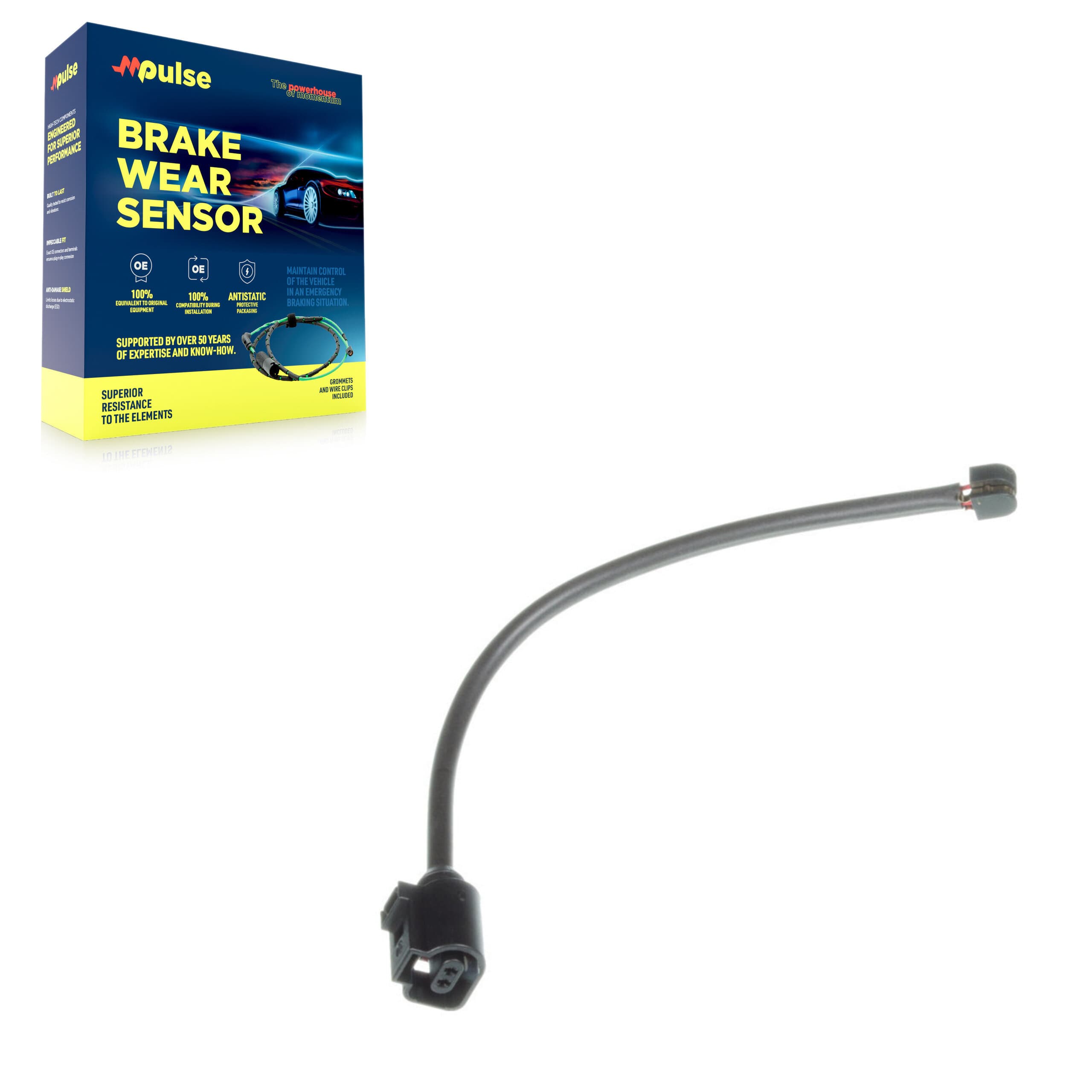 Mpulse - SEN-2BWS0233 - Front Disc Brake Pad Wear Sensor image 1
