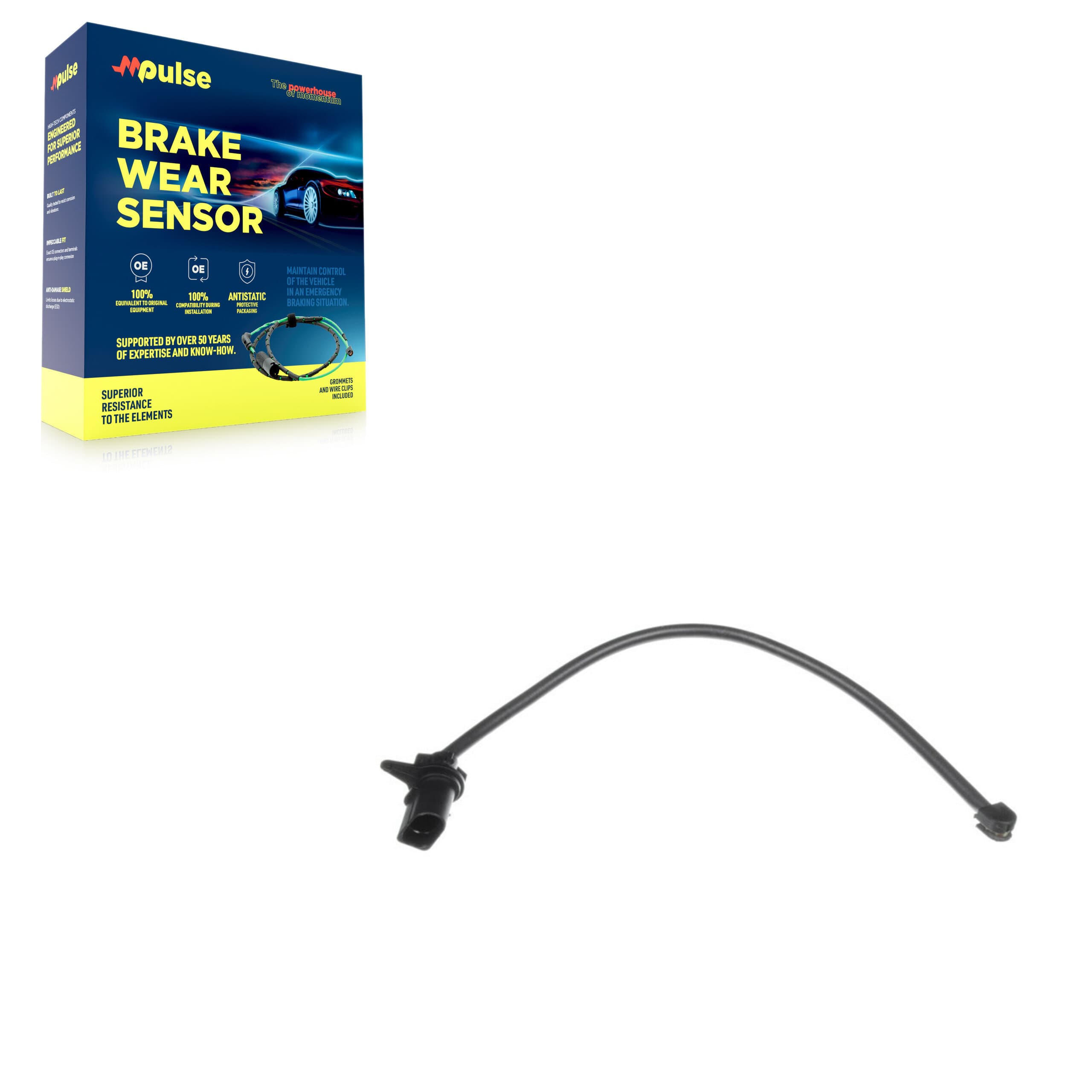 Mpulse - SEN-2BWS0242 - Front Disc Brake Pad Wear Sensor image 1