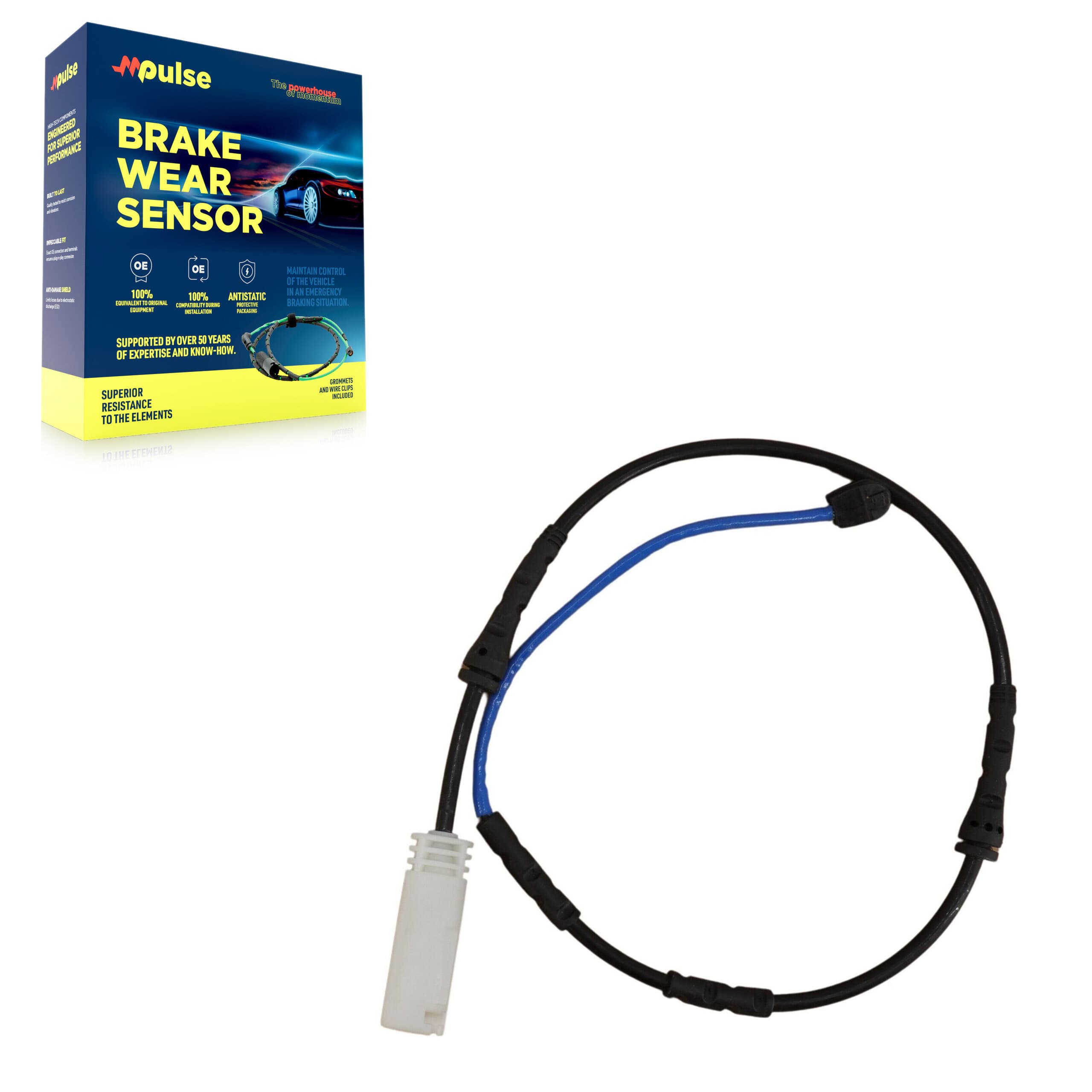Mpulse - SEN-2BWS0253 - Front Disc Brake Pad Wear Sensor image 1