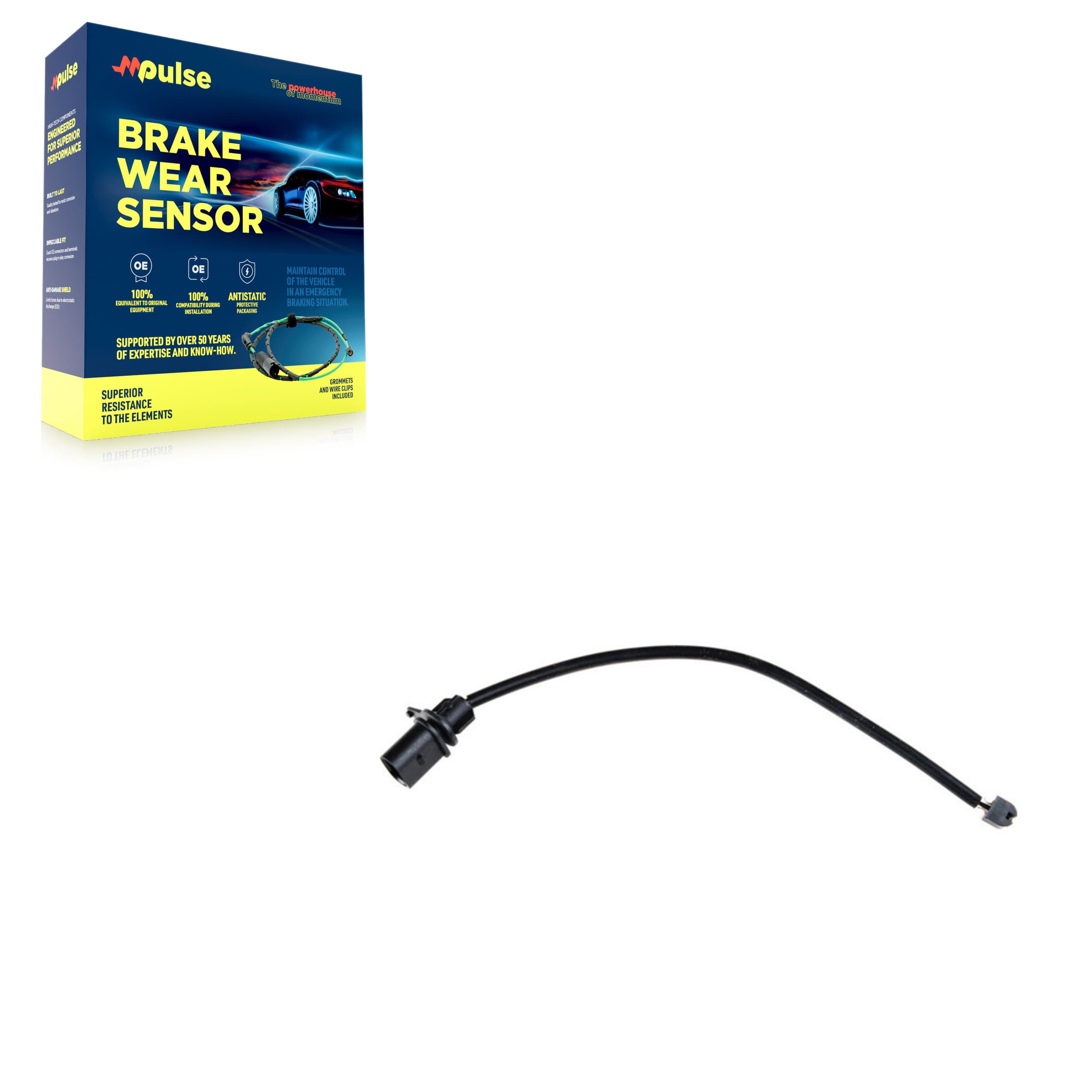 Mpulse - SEN-2BWS0353 - Front Disc Brake Pad Wear Sensor image 1