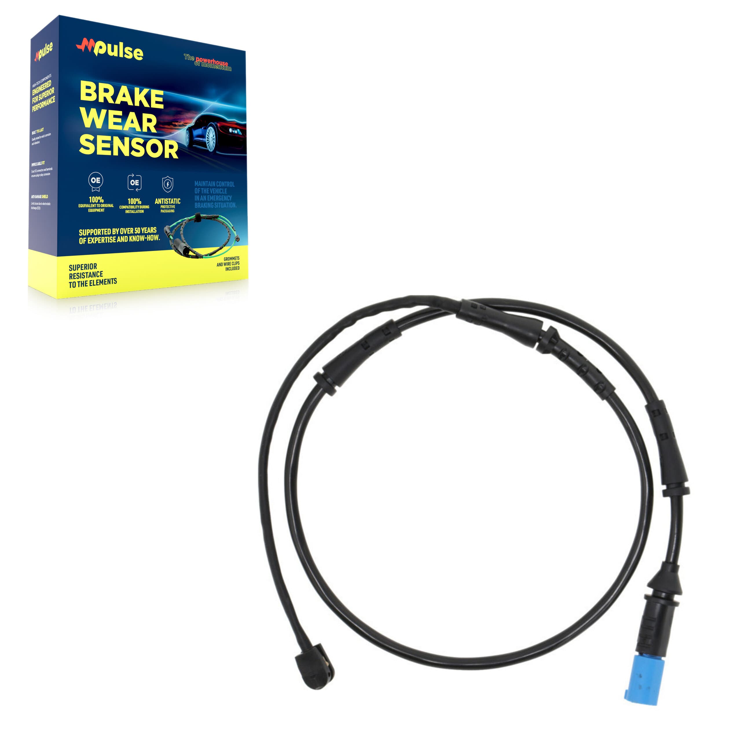 Mpulse - SEN-2BWS0455 - Front Disc Brake Pad Wear Sensor image 1