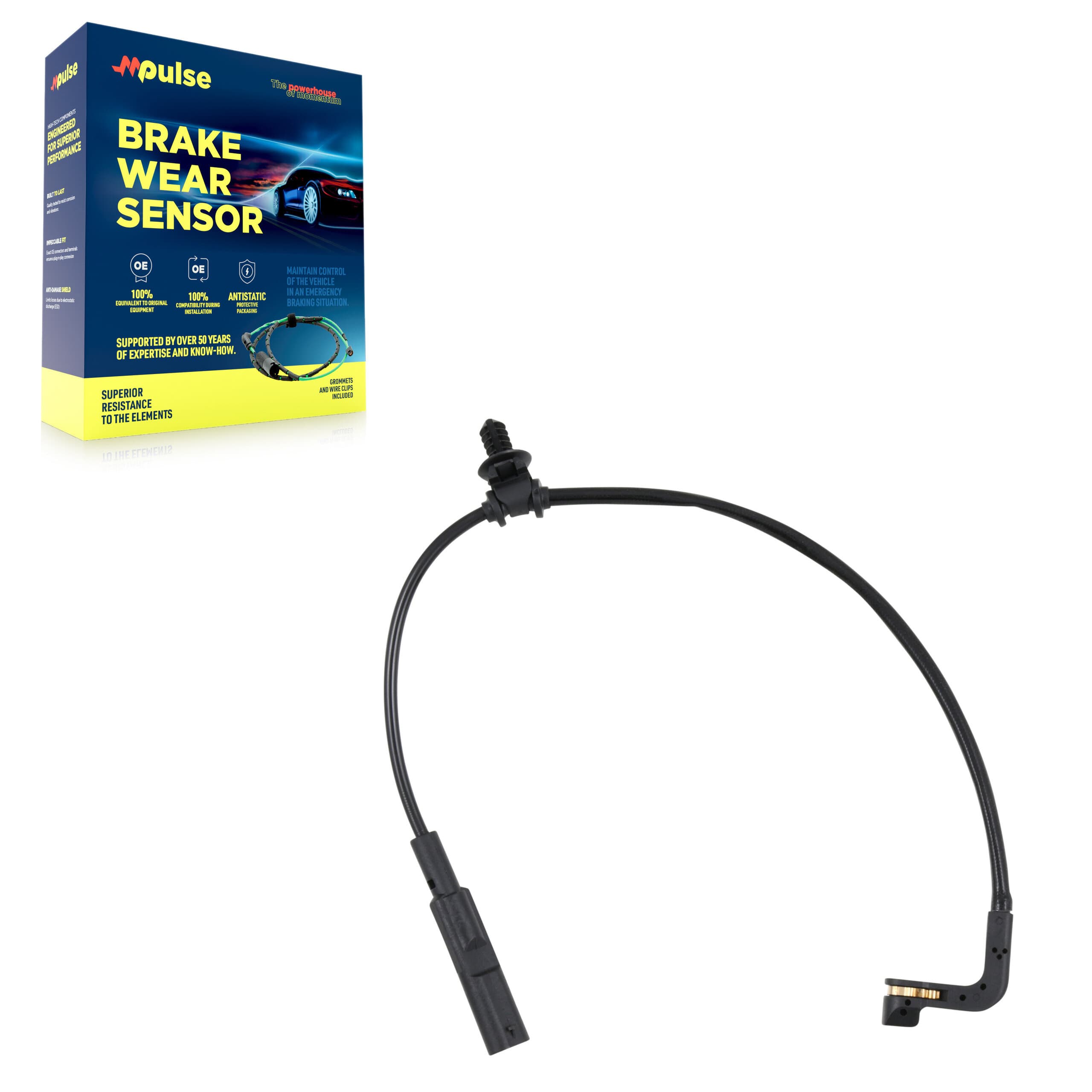 Mpulse - SEN-2BWS0470 - Front Disc Brake Pad Wear Sensor image 1