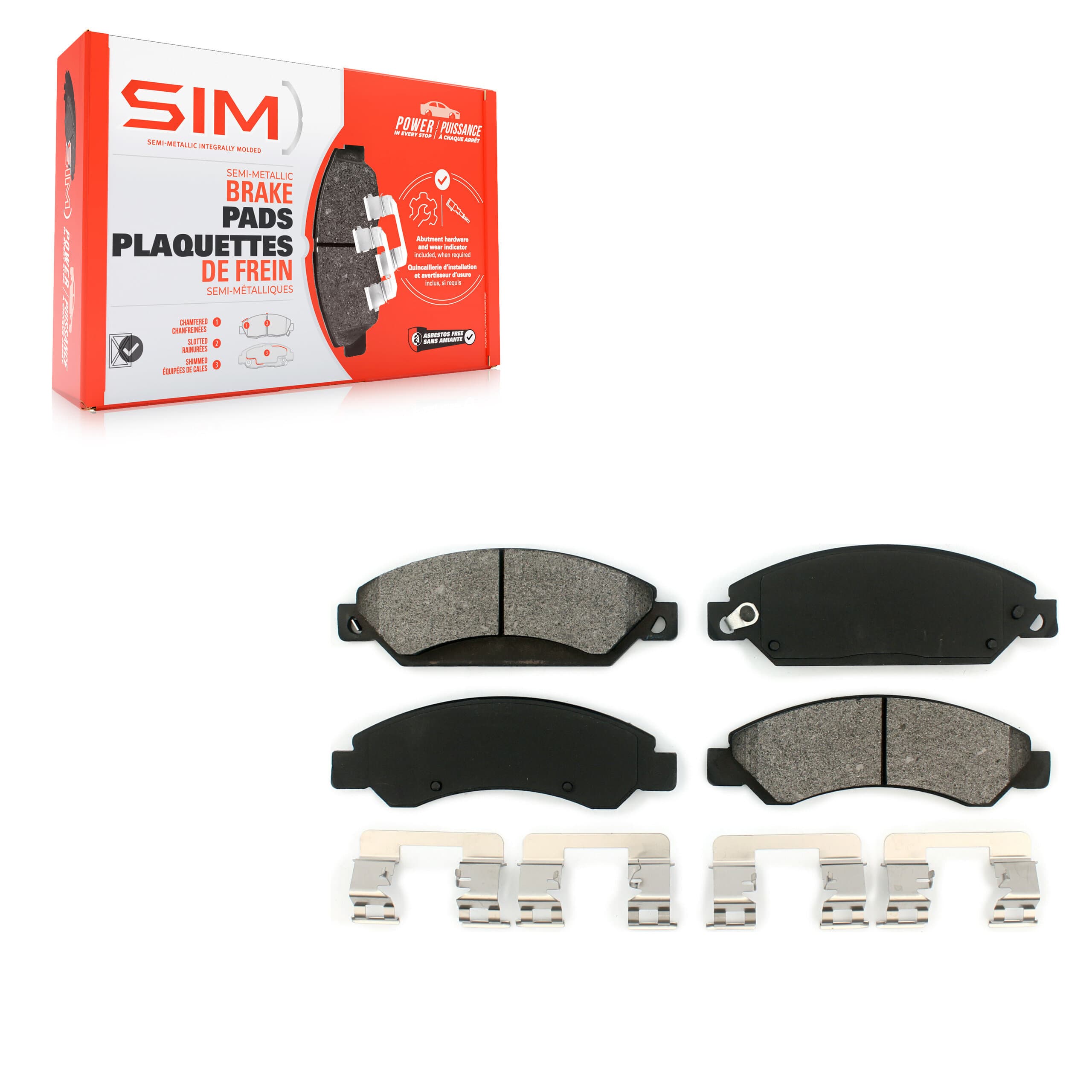 SIM - SIM-1092 - Front Disc Brake Pad image 1