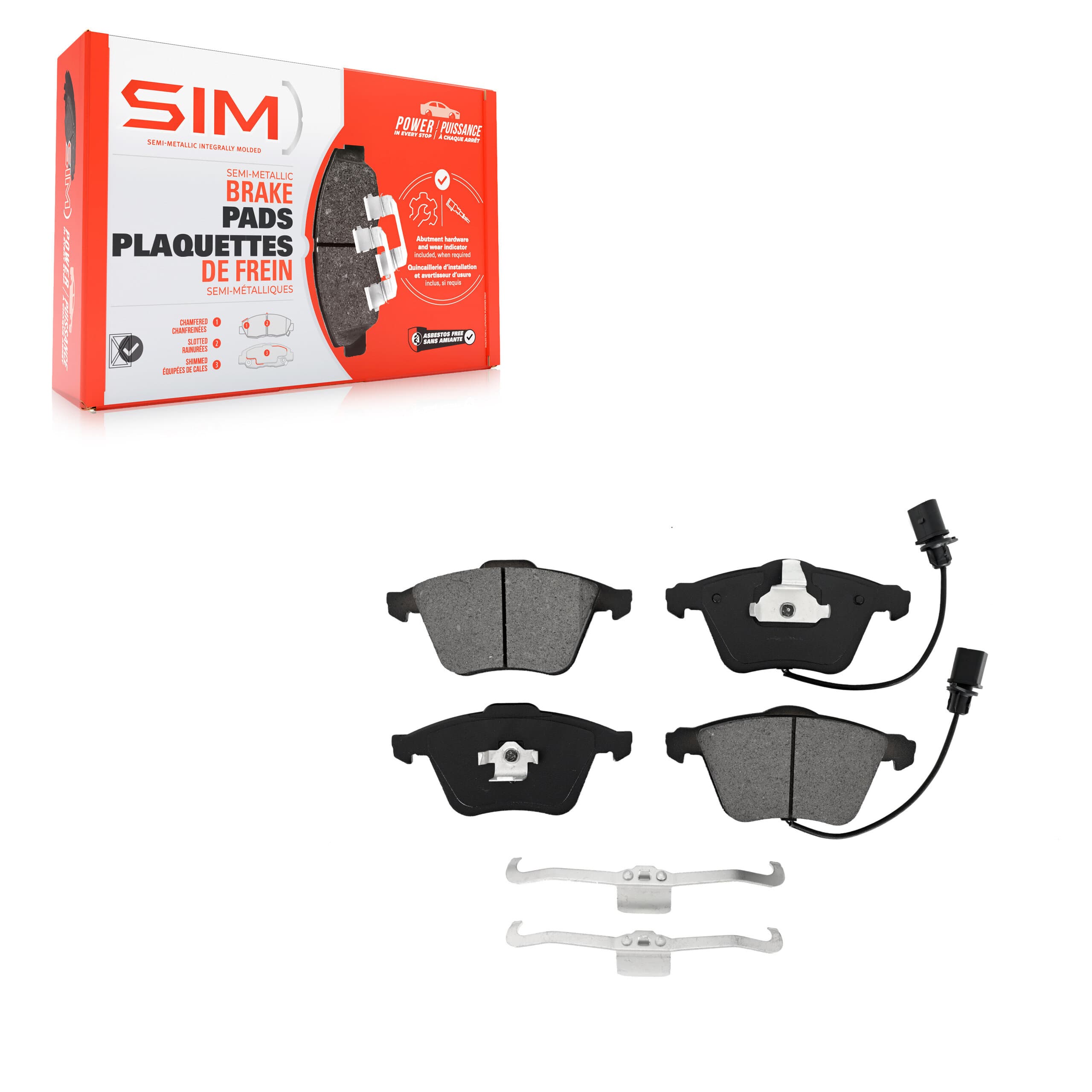 SIM - SIM-1111 - Front Disc Brake Pad image 1