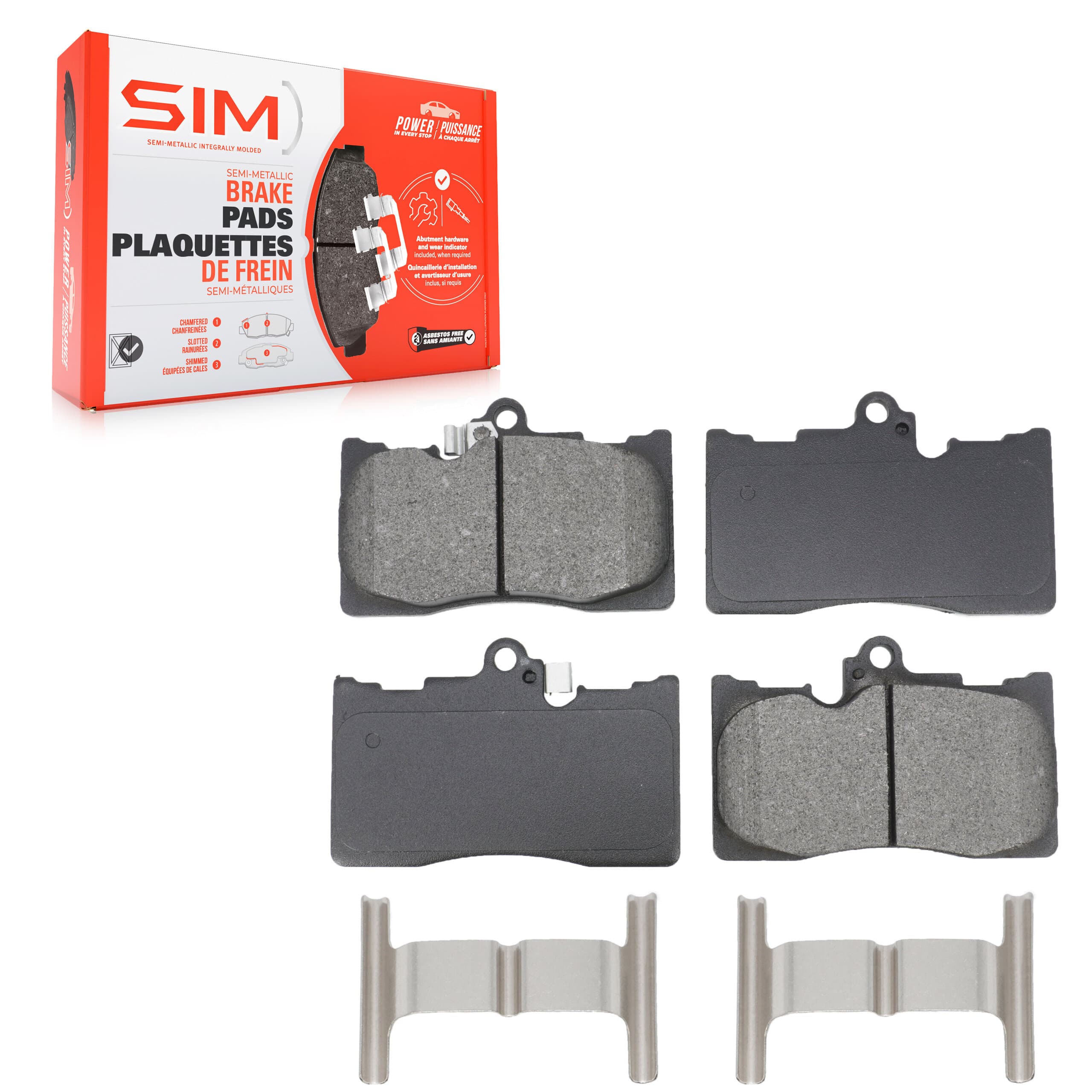 SIM - SIM-1118 - Front Disc Brake Pad image 1
