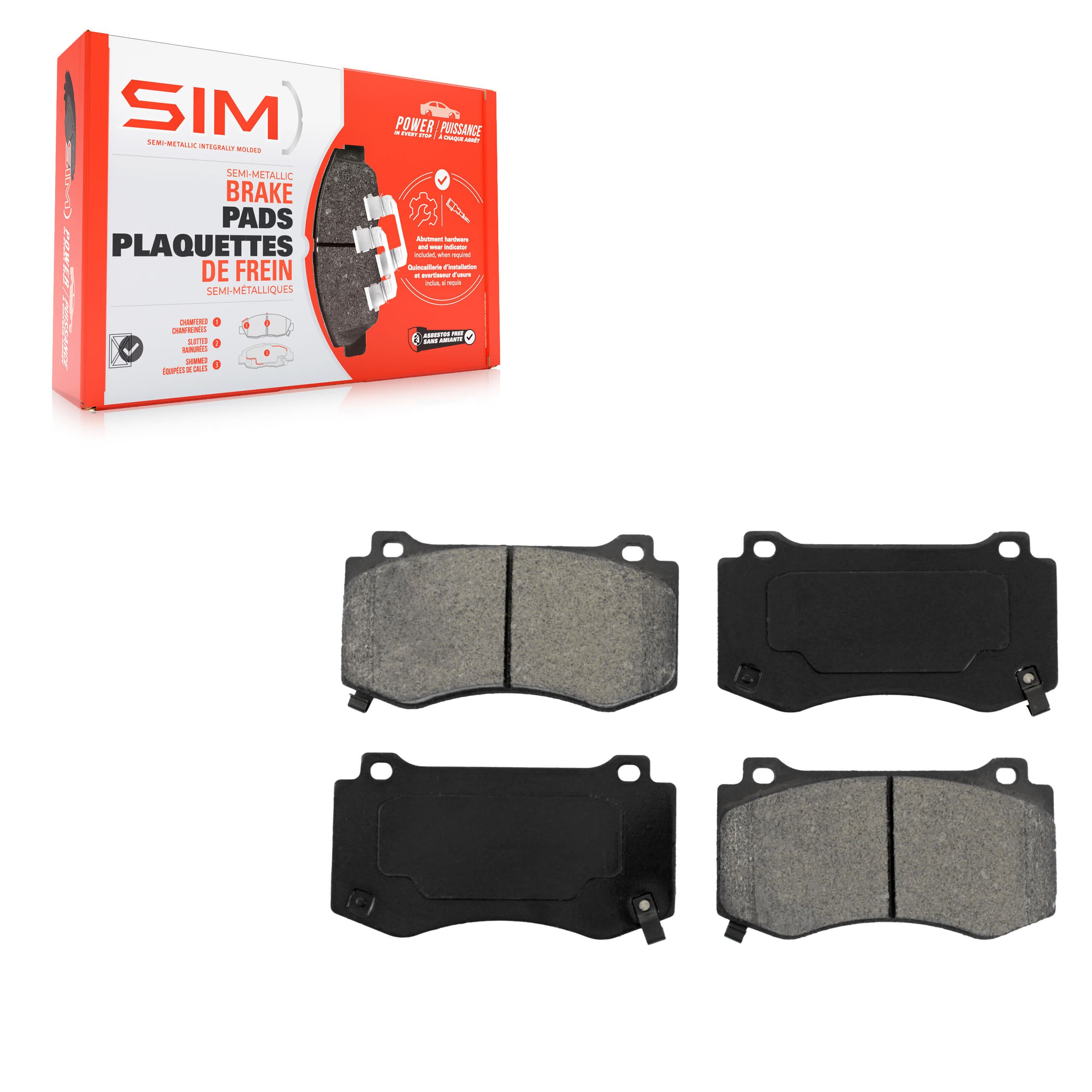 SIM - SIM-1149 - Front Disc Brake Pad image 1