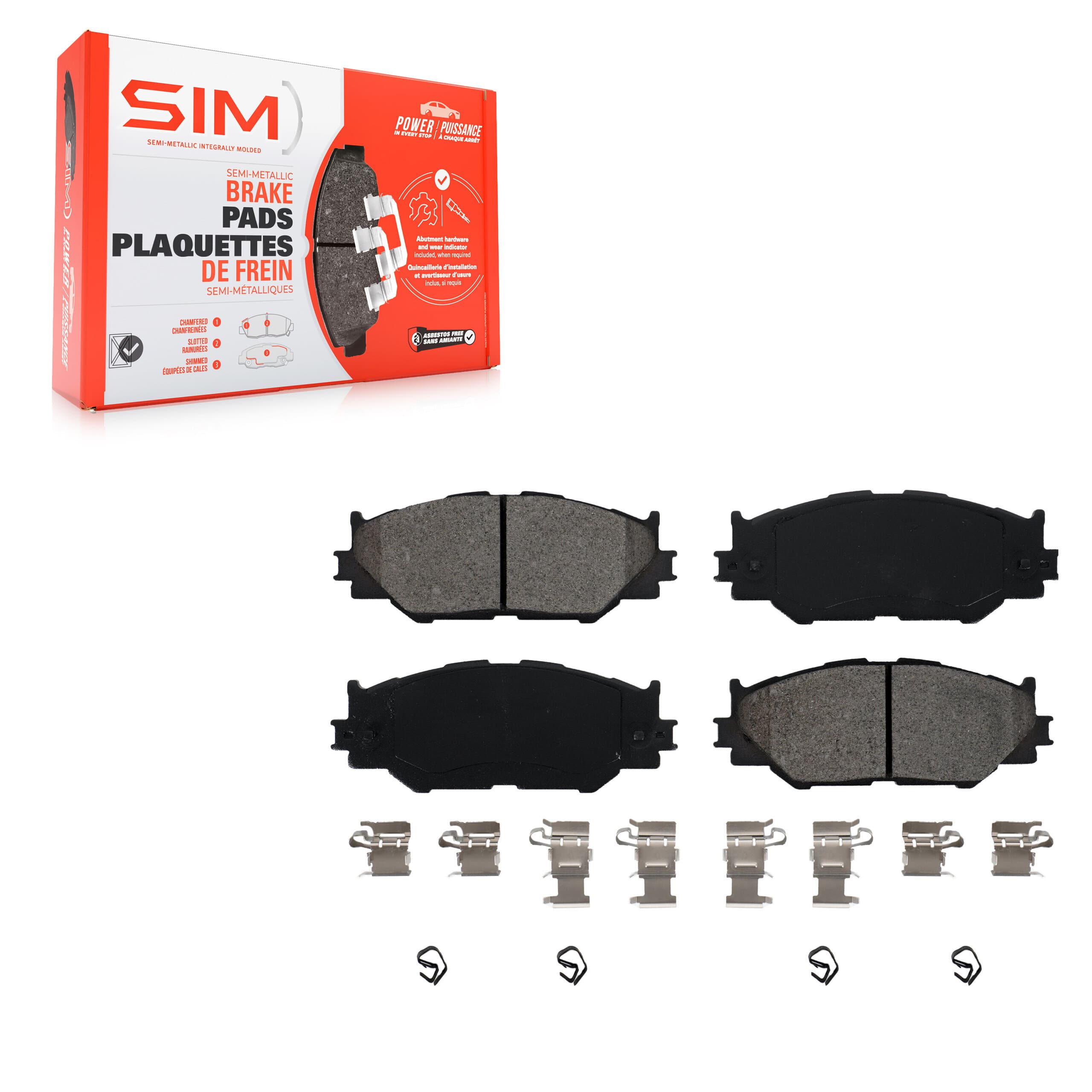 SIM - SIM-1178 - Front Disc Brake Pad image 1