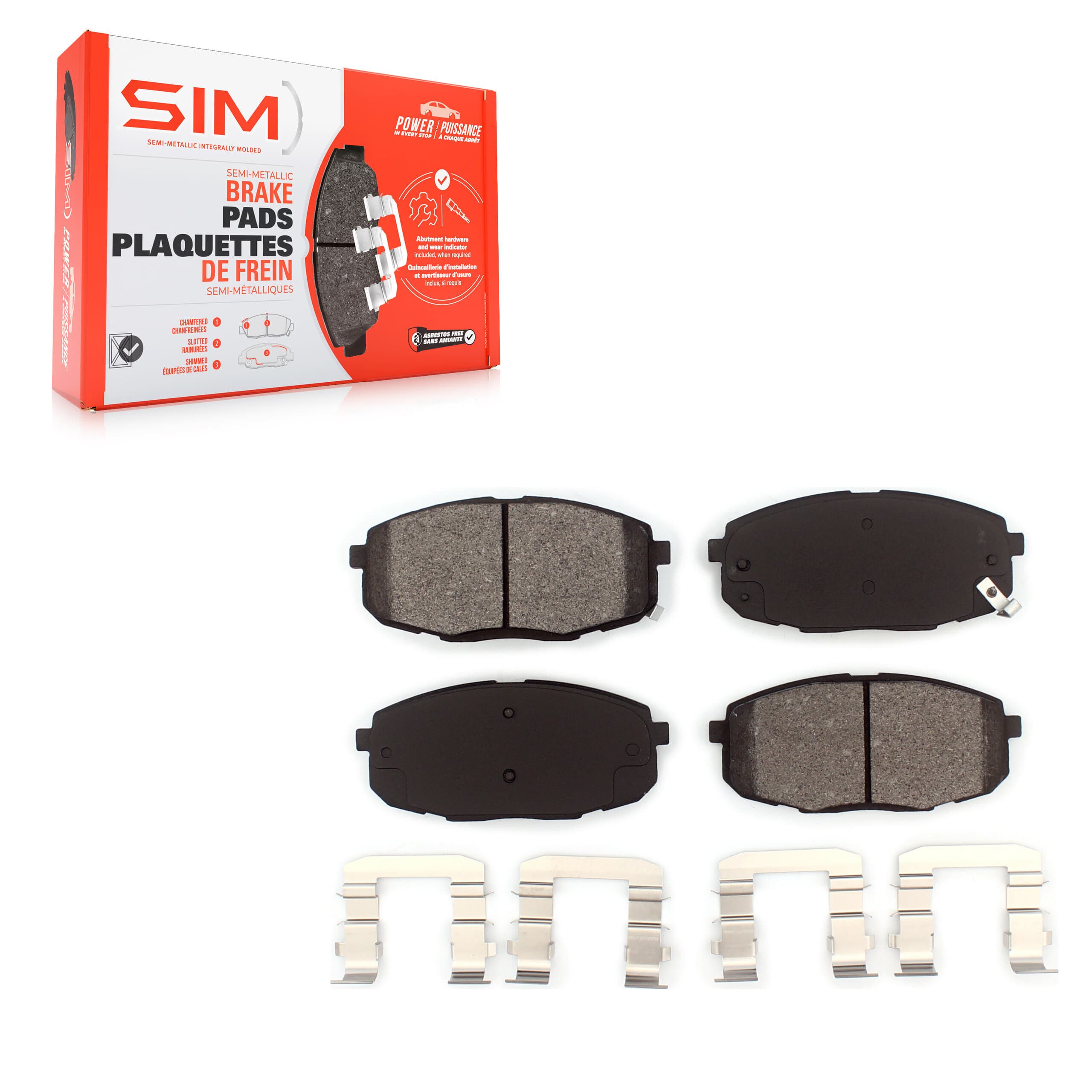 SIM - SIM-1397 - Front Disc Brake Pad image 1