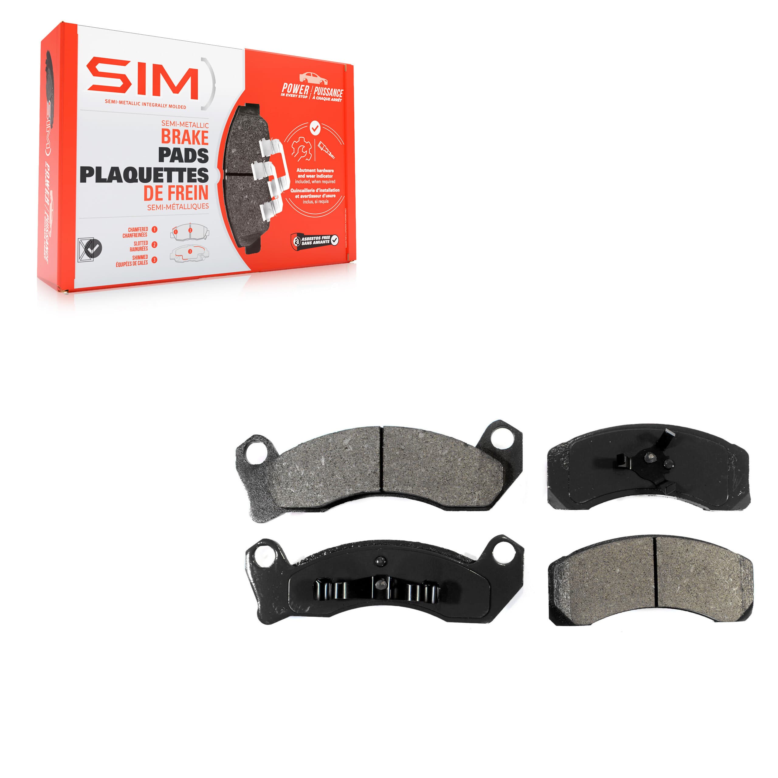 SIM - SIM-199 - Front Disc Brake Pad image 1