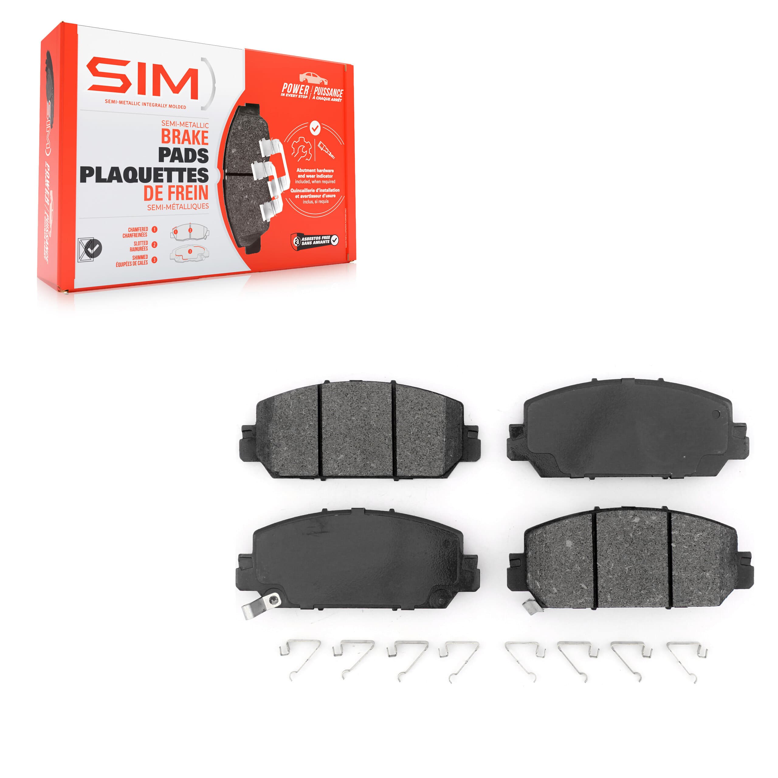 SIM - SIM-2036 - Front Disc Brake Pad image 1