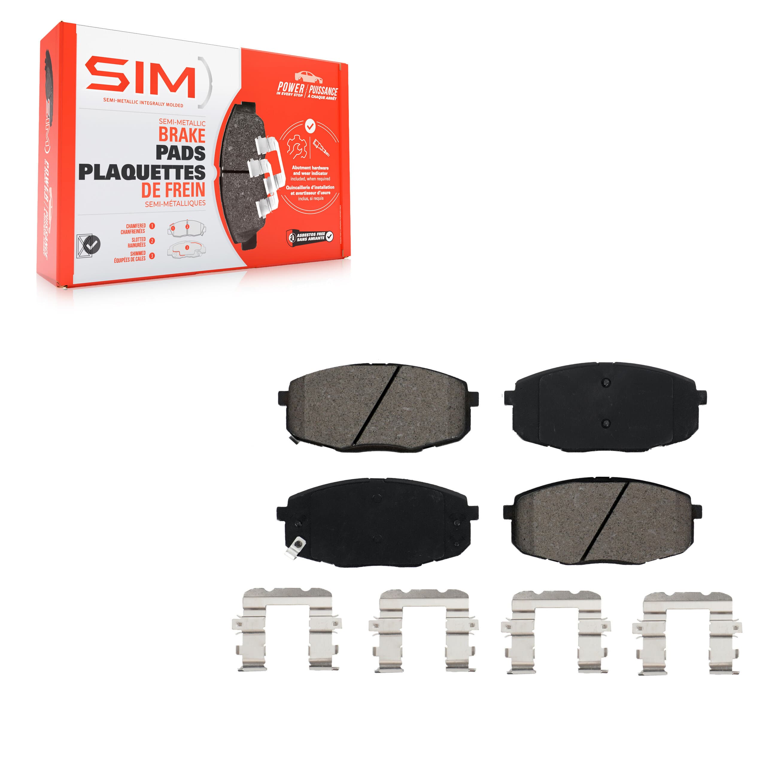SIM - SIM-2094 - Front Disc Brake Pad image 1