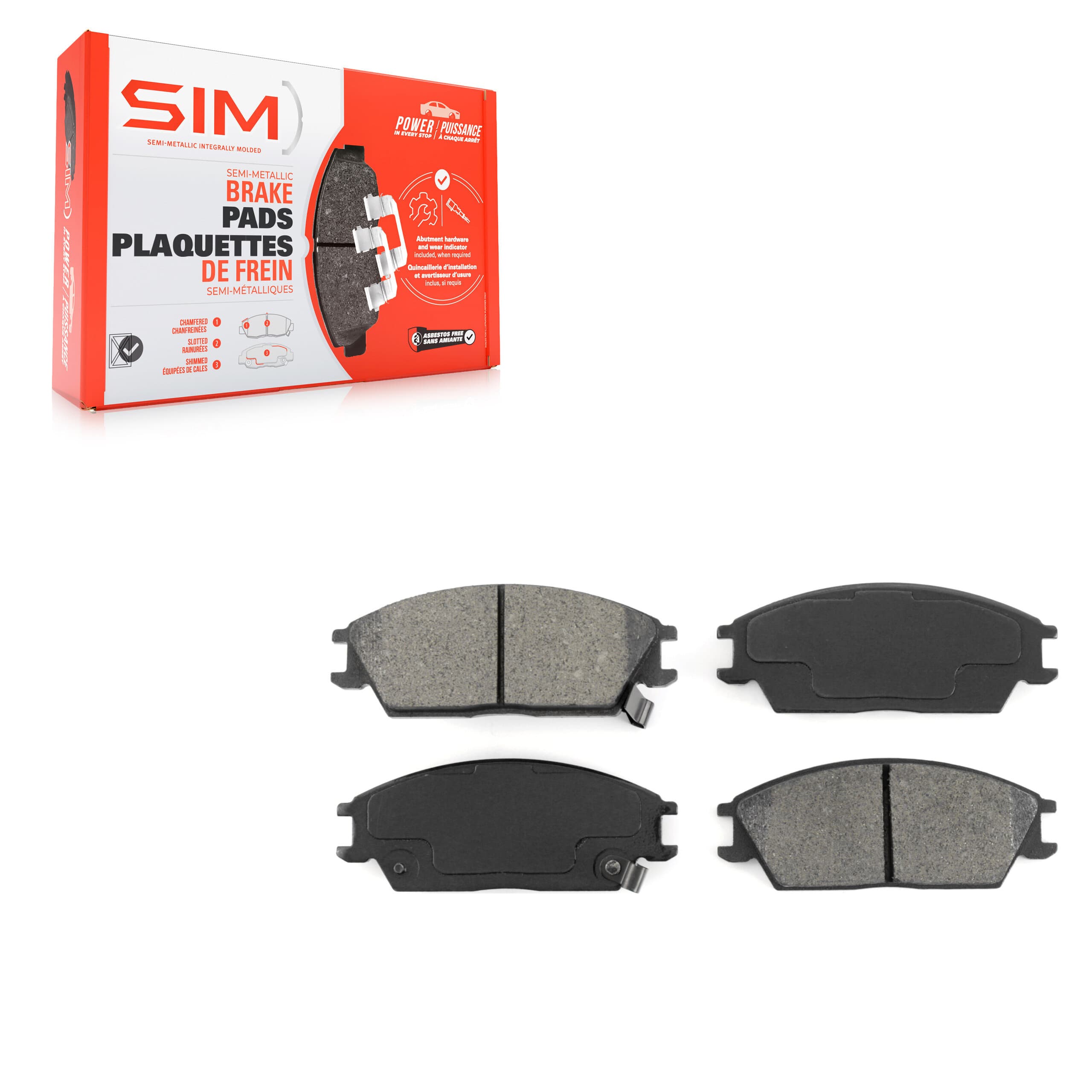 SIM - SIM-440 - Front Disc Brake Pad image 1