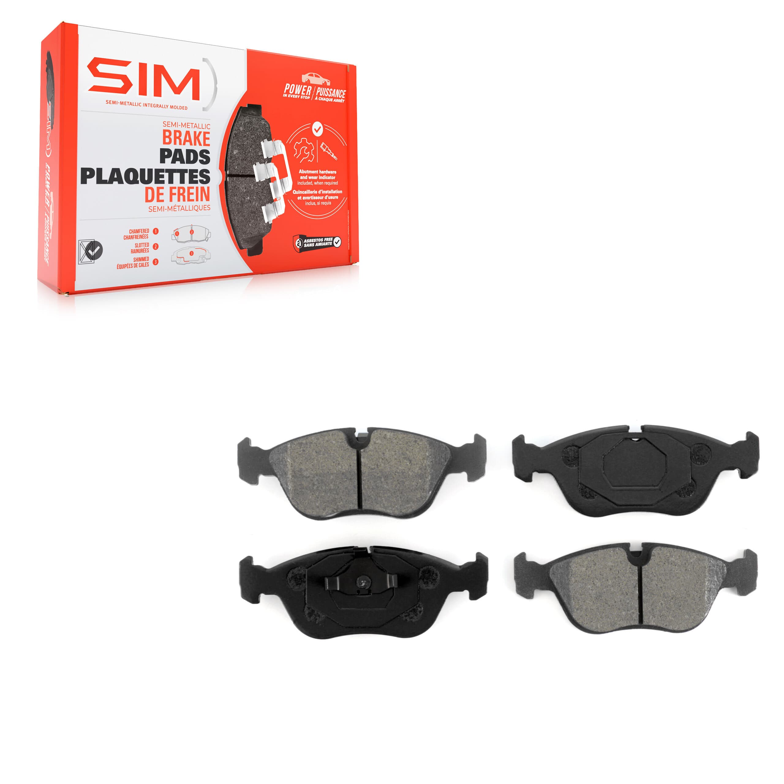 SIM - SIM-618 - Front Disc Brake Pad image 1