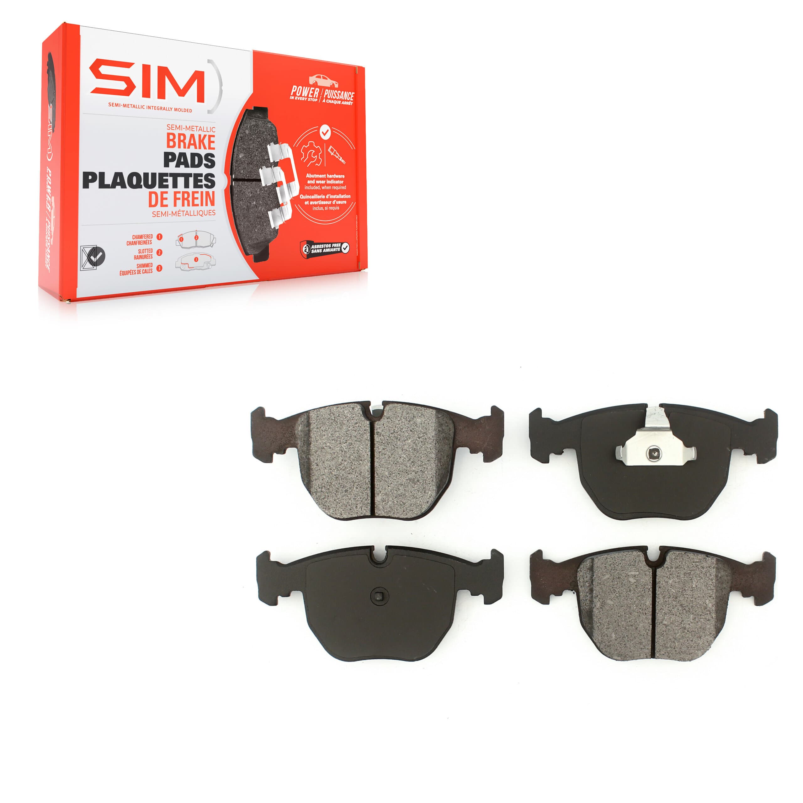 SIM - SIM-681 - Front Disc Brake Pad image 1