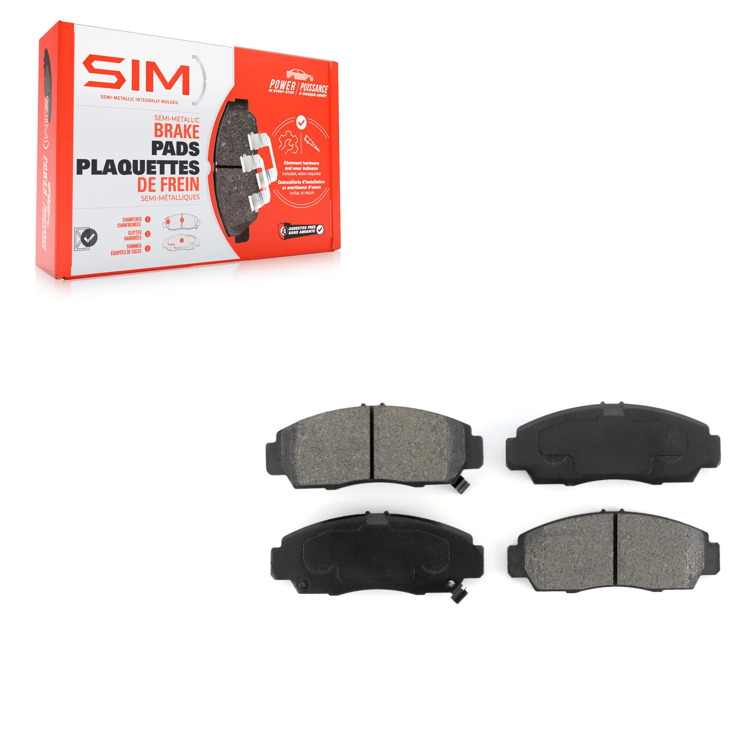 SIM - SIM-787 - Front Disc Brake Pad image 1