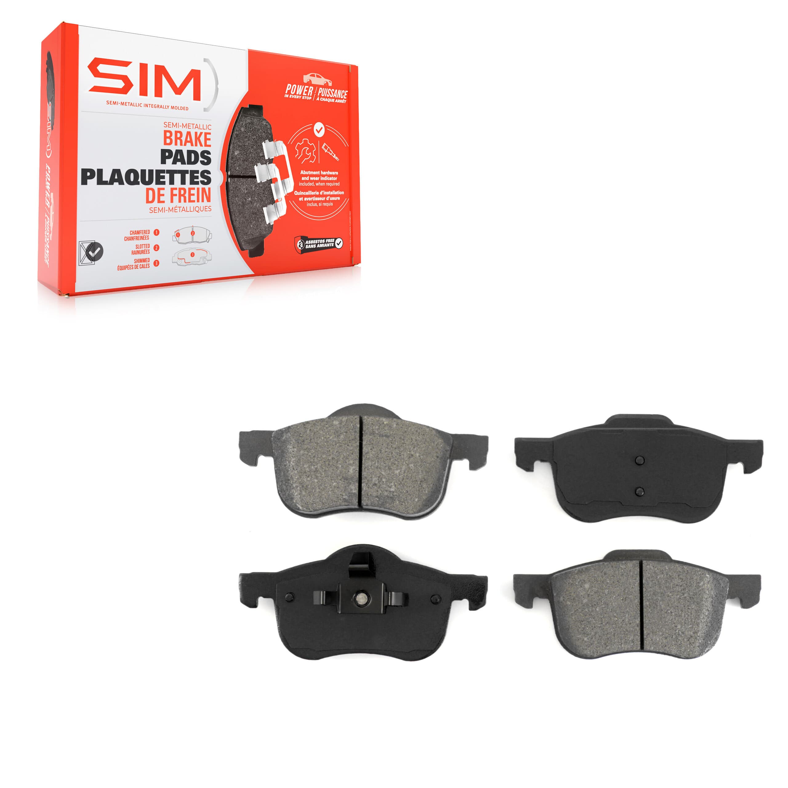 SIM - SIM-794 - Front Disc Brake Pad image 1