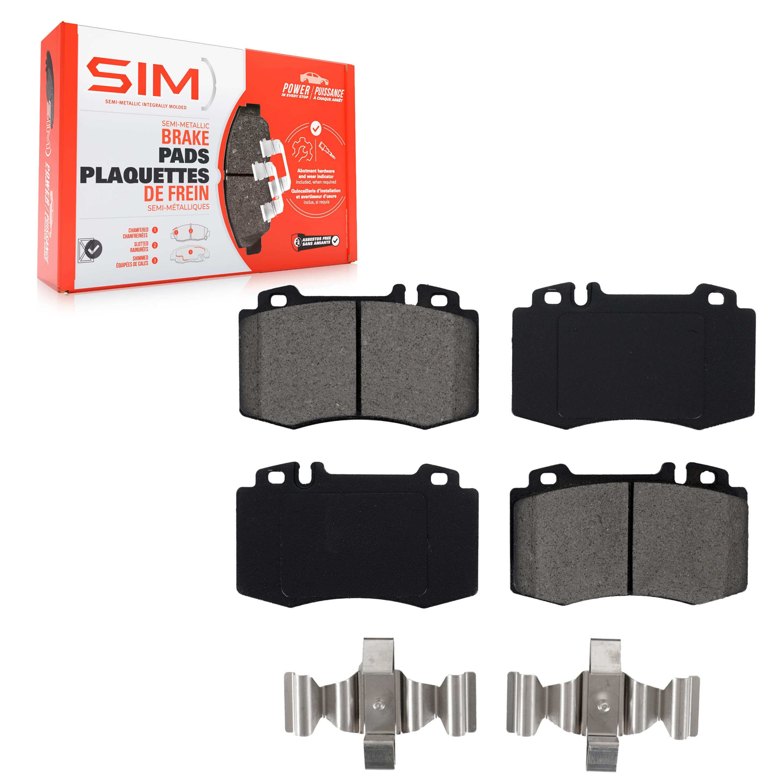 SIM - SIM-847 - Front Disc Brake Pad image 1