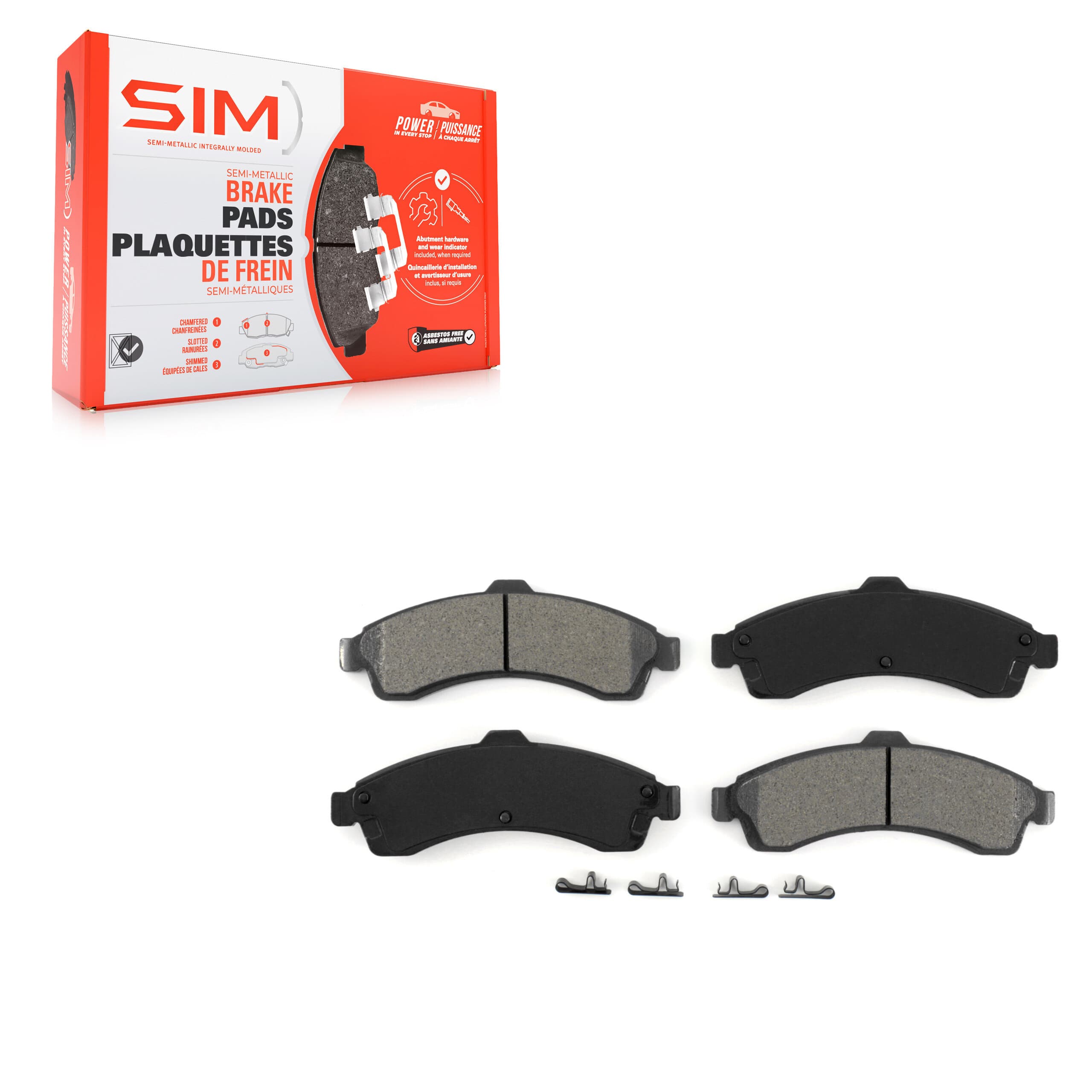 SIM - SIM-882 - Front Disc Brake Pad image 1