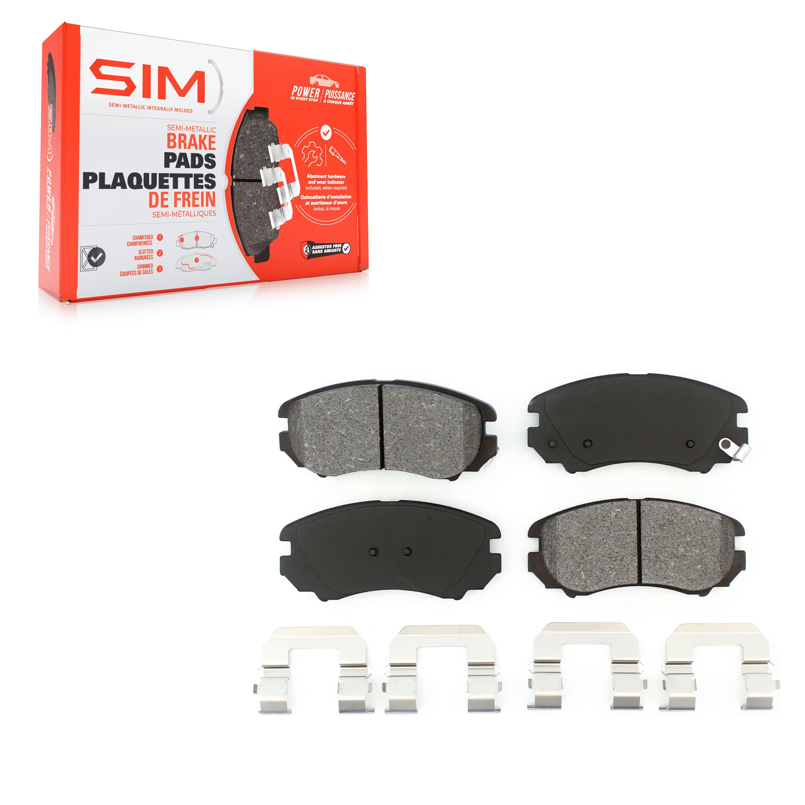 SIM - SIM-924 - Front Disc Brake Pad image 1