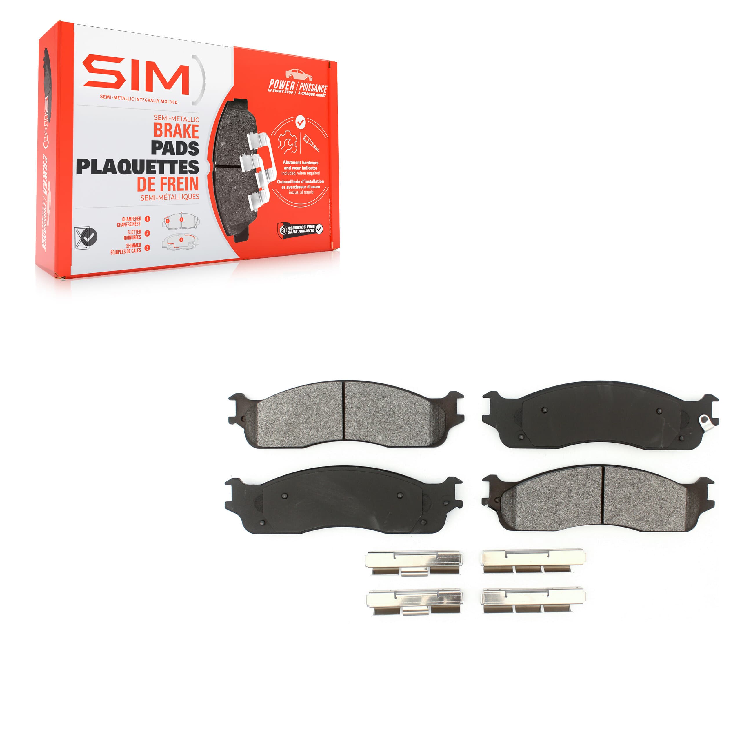 SIM - SIM-965 - Front Disc Brake Pad image 1