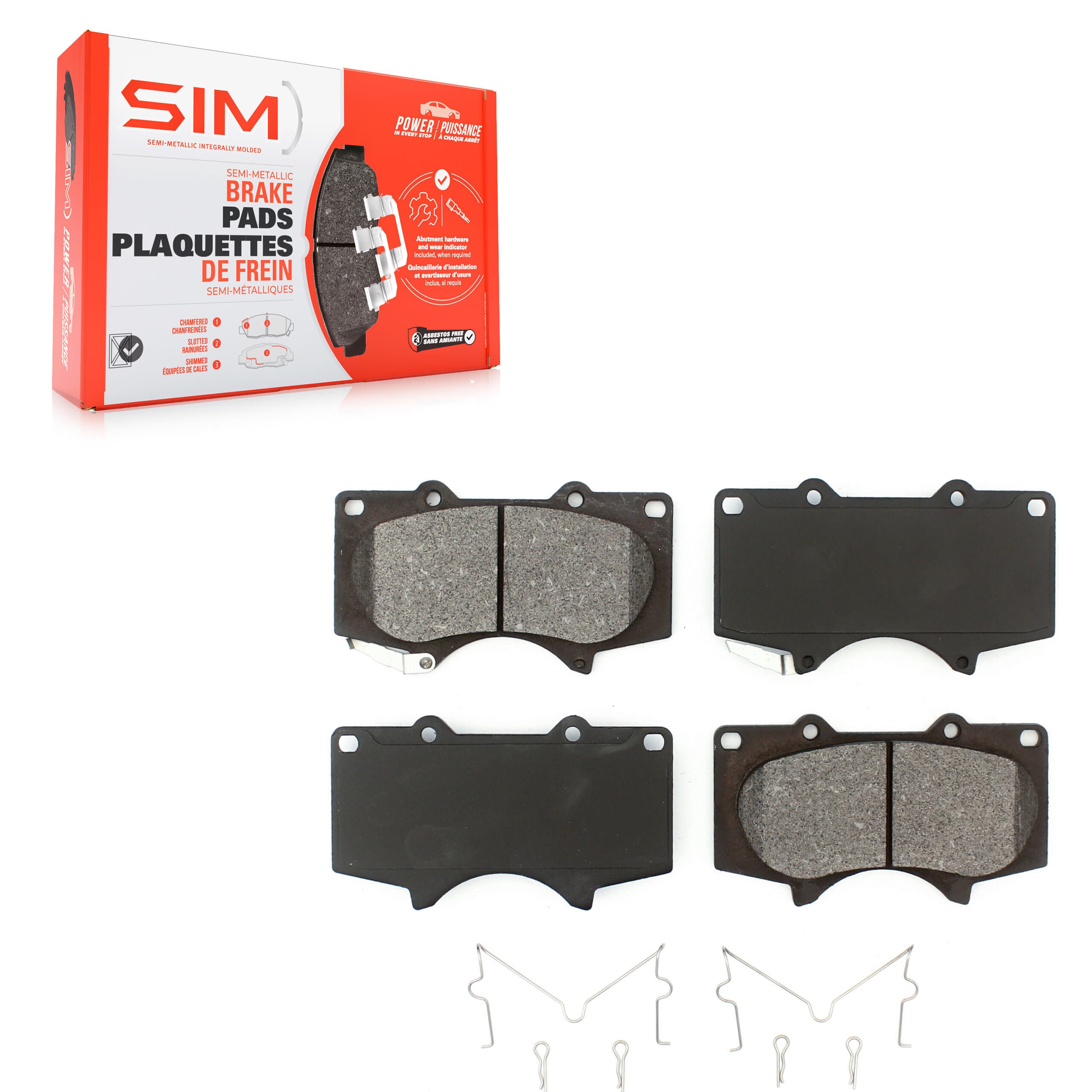 SIM - SIM-976 - Front Disc Brake Pad image 1