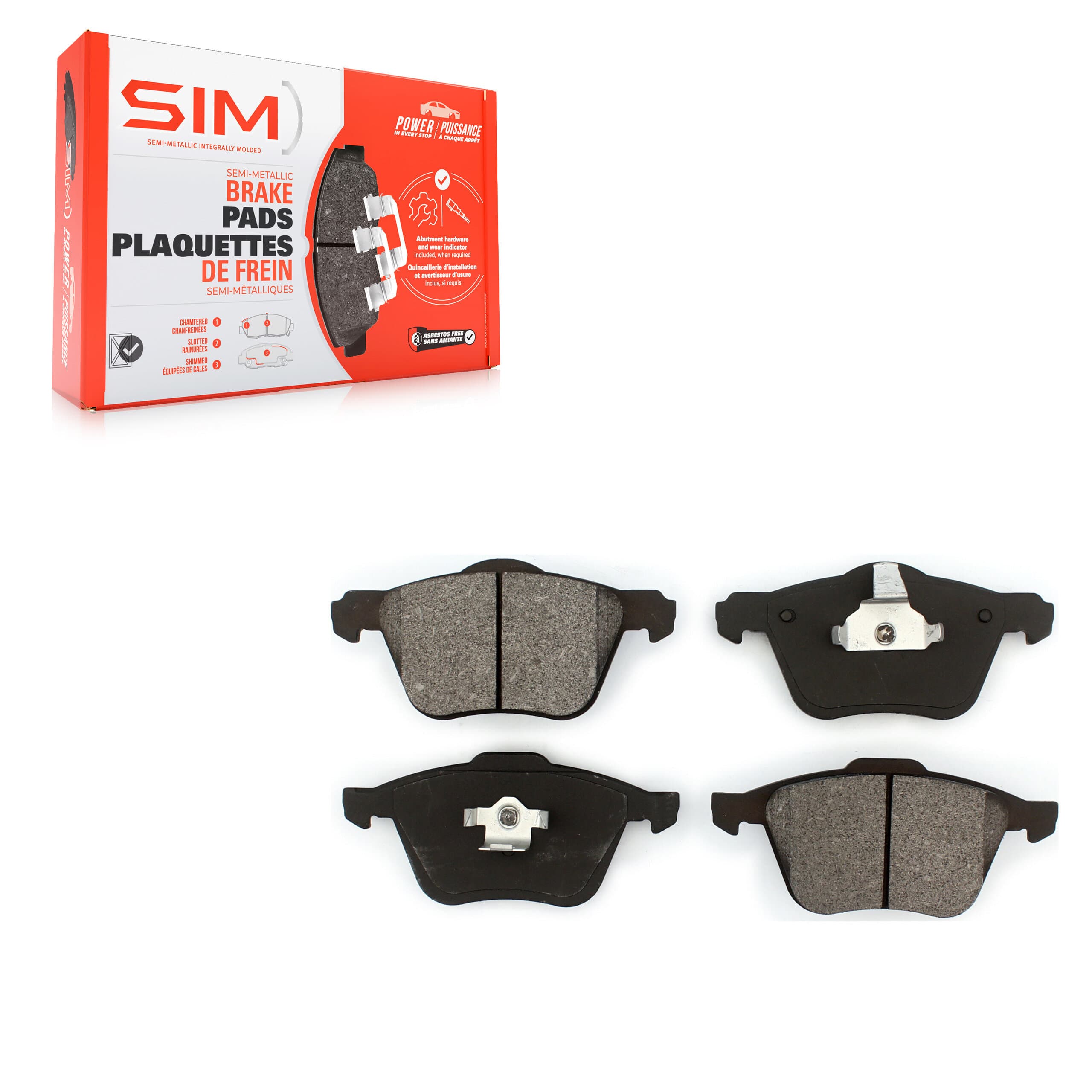 SIM - SIM-979 - Front Disc Brake Pad image 1