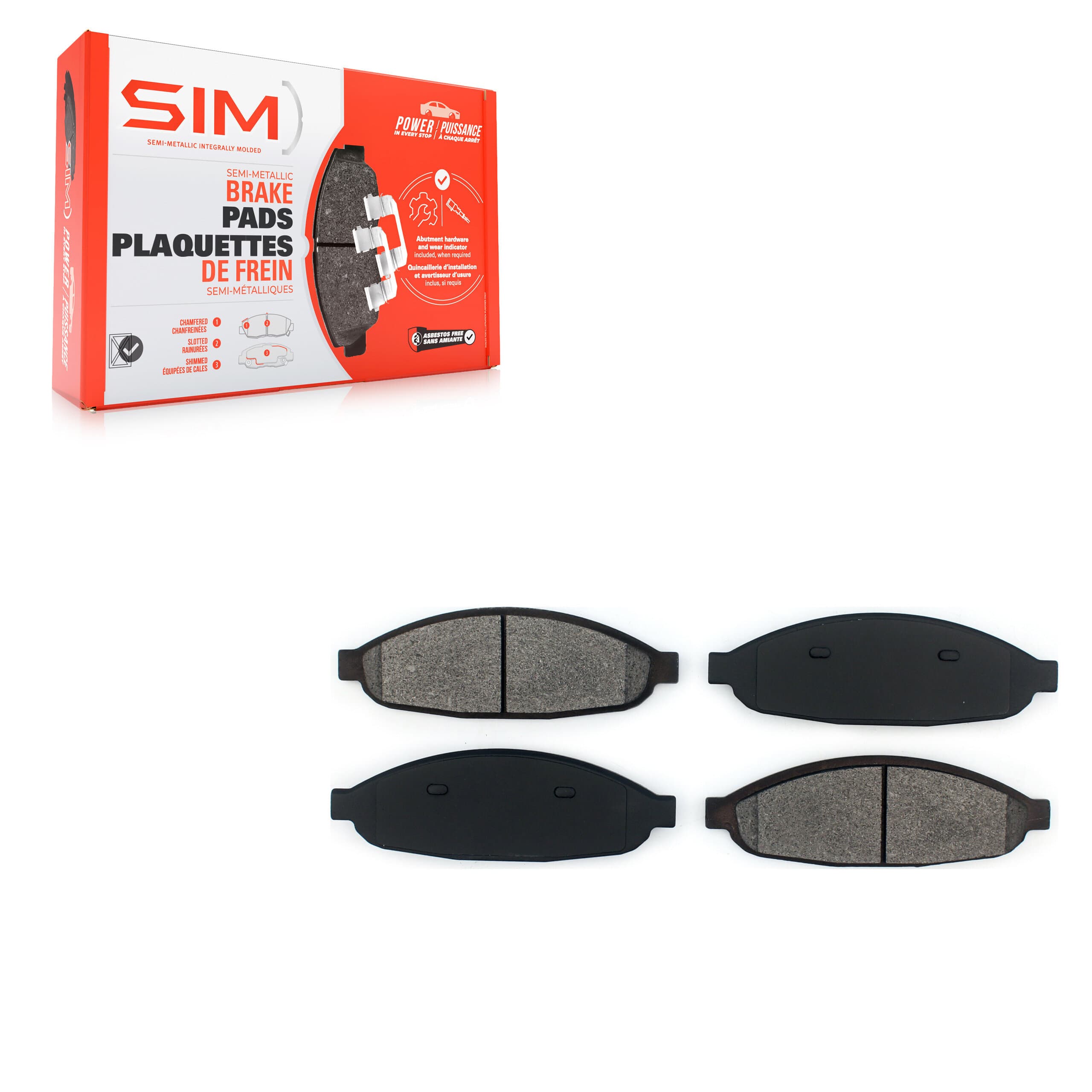 SIM - SIM-997 - Front Disc Brake Pad image 1