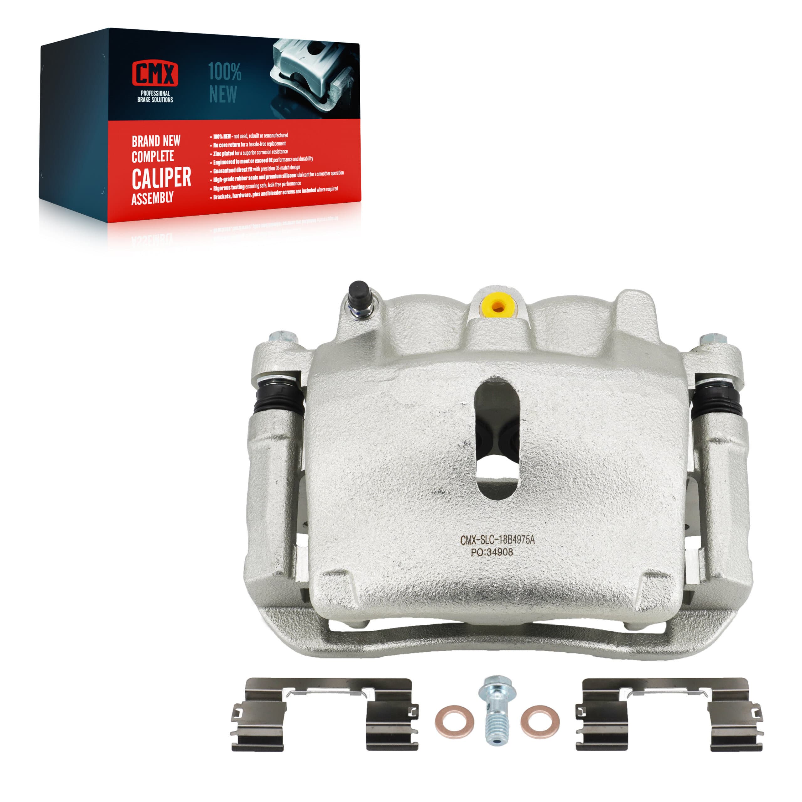 CMX - SLC-18B4975A - Front Left Disc Brake Caliper image 1