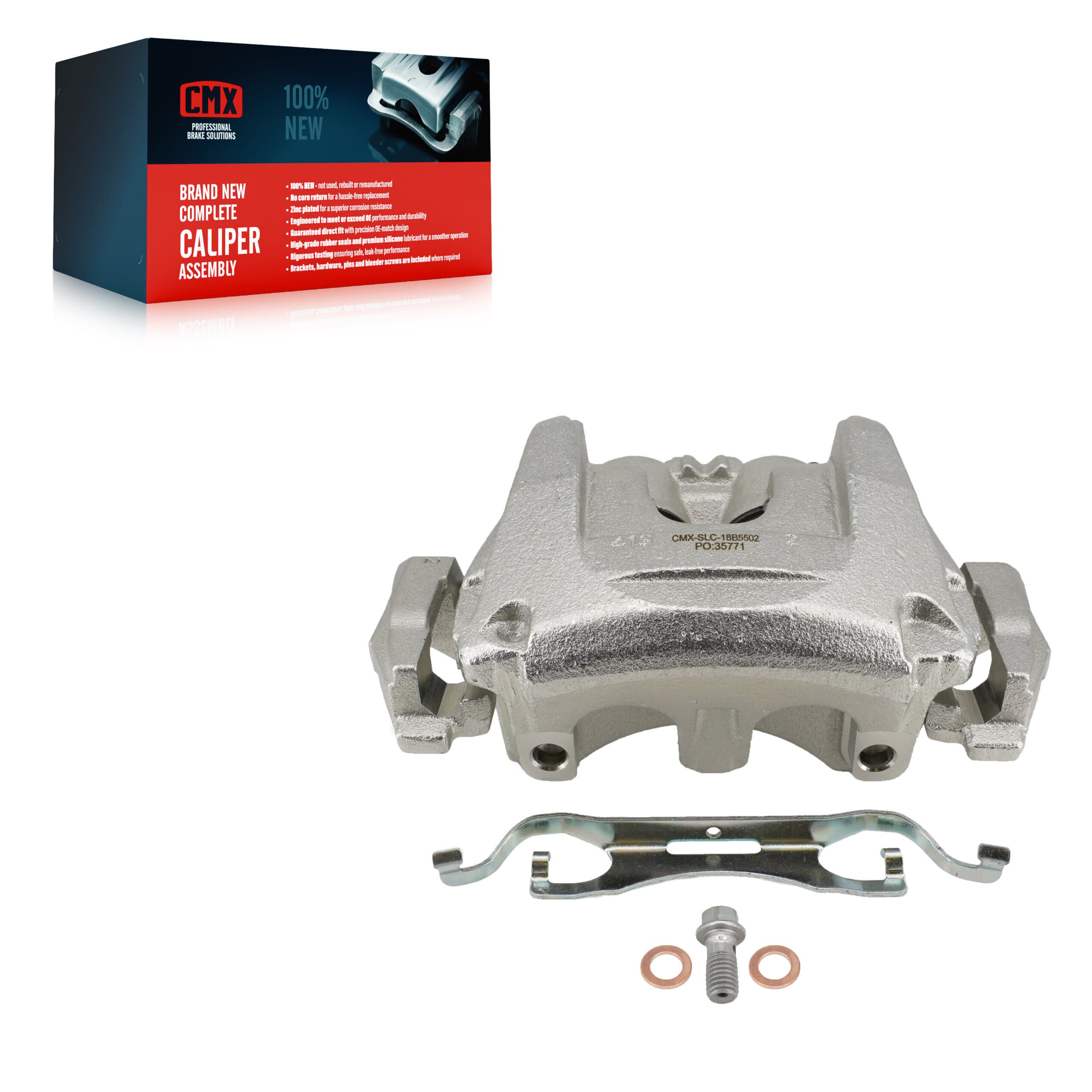 CMX - SLC-18B5502 - Front Left Disc Brake Caliper image 1