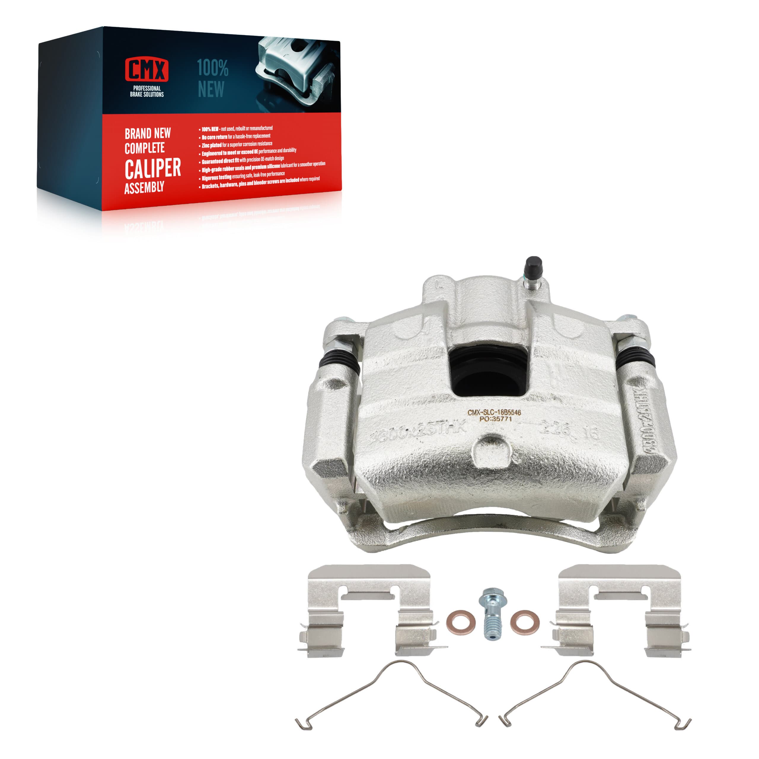 CMX - SLC-18B5546 - Front Left Disc Brake Caliper image 1