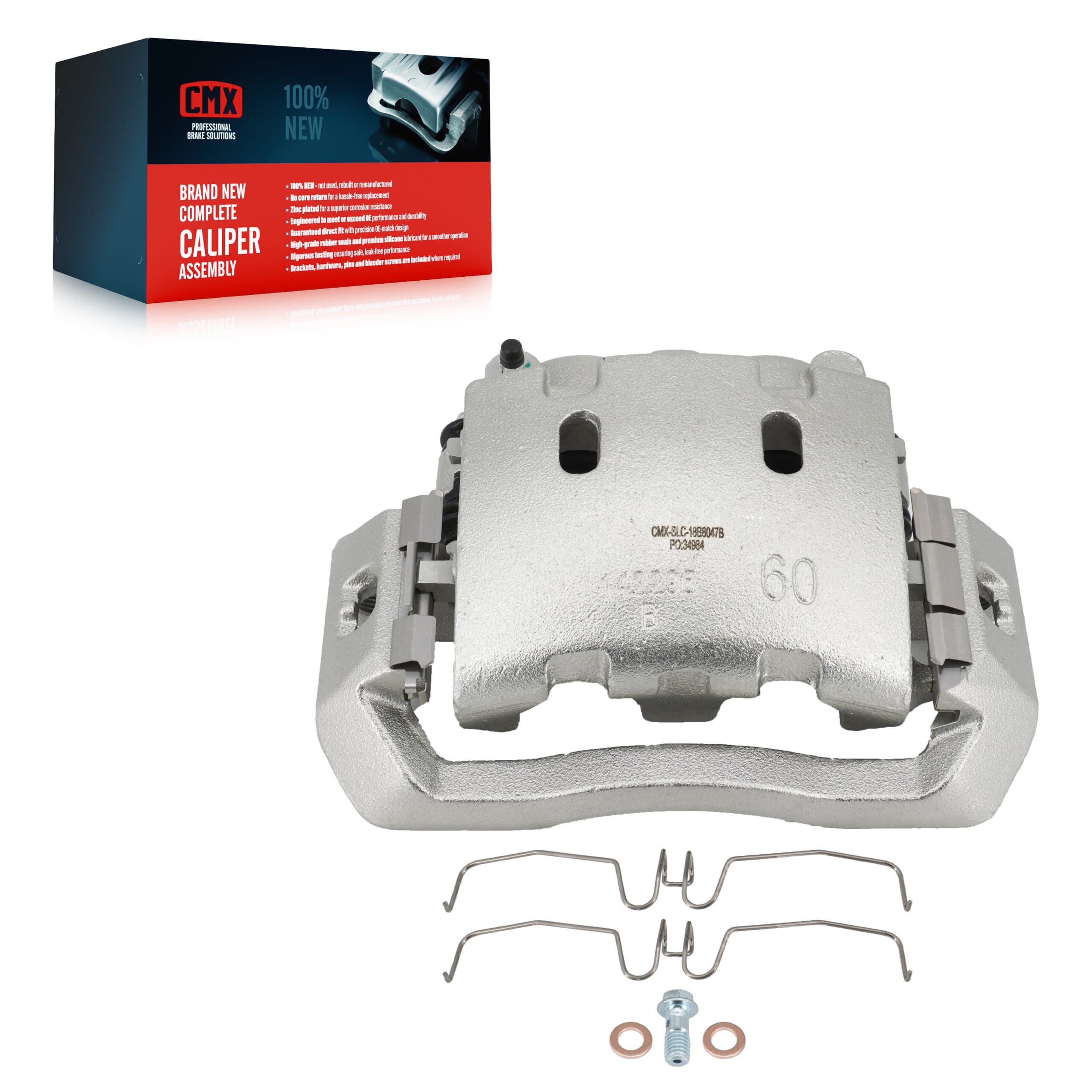 CMX - SLC-18B8047B - Front Left Disc Brake Caliper image 1